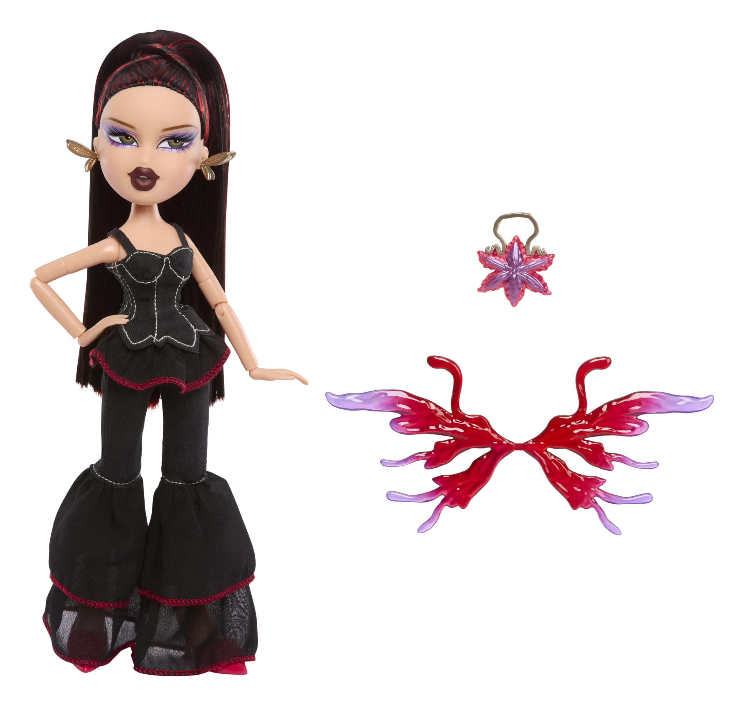 Bratz Fashion Pixiez Lina - Collectible Fantasy Doll with Transformable Wings and Fashion Accessories 4