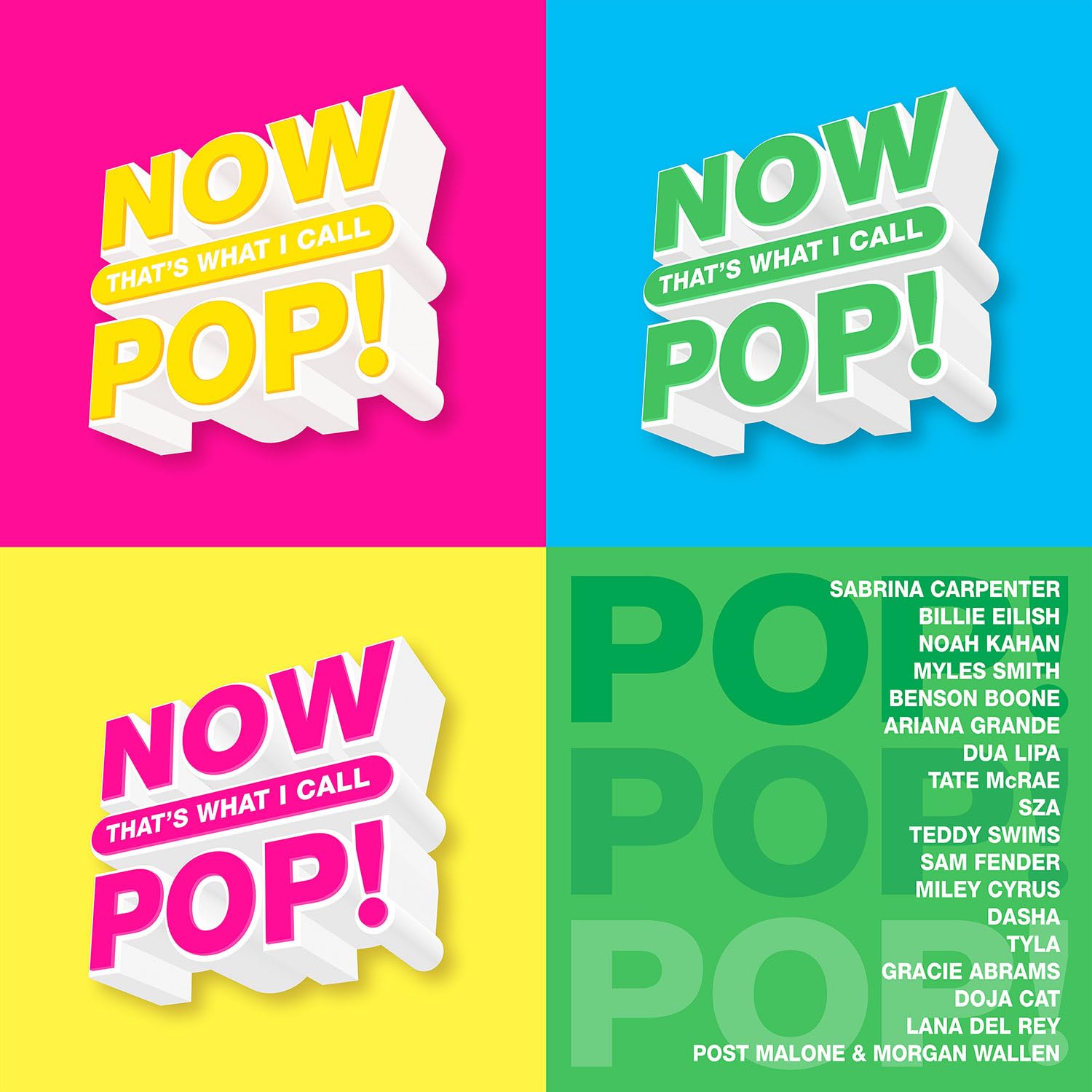 NOW That’s What I Call Pop! [3-LP Vinyl] Bright Yellow, Hot Pink, Baby Blue 5