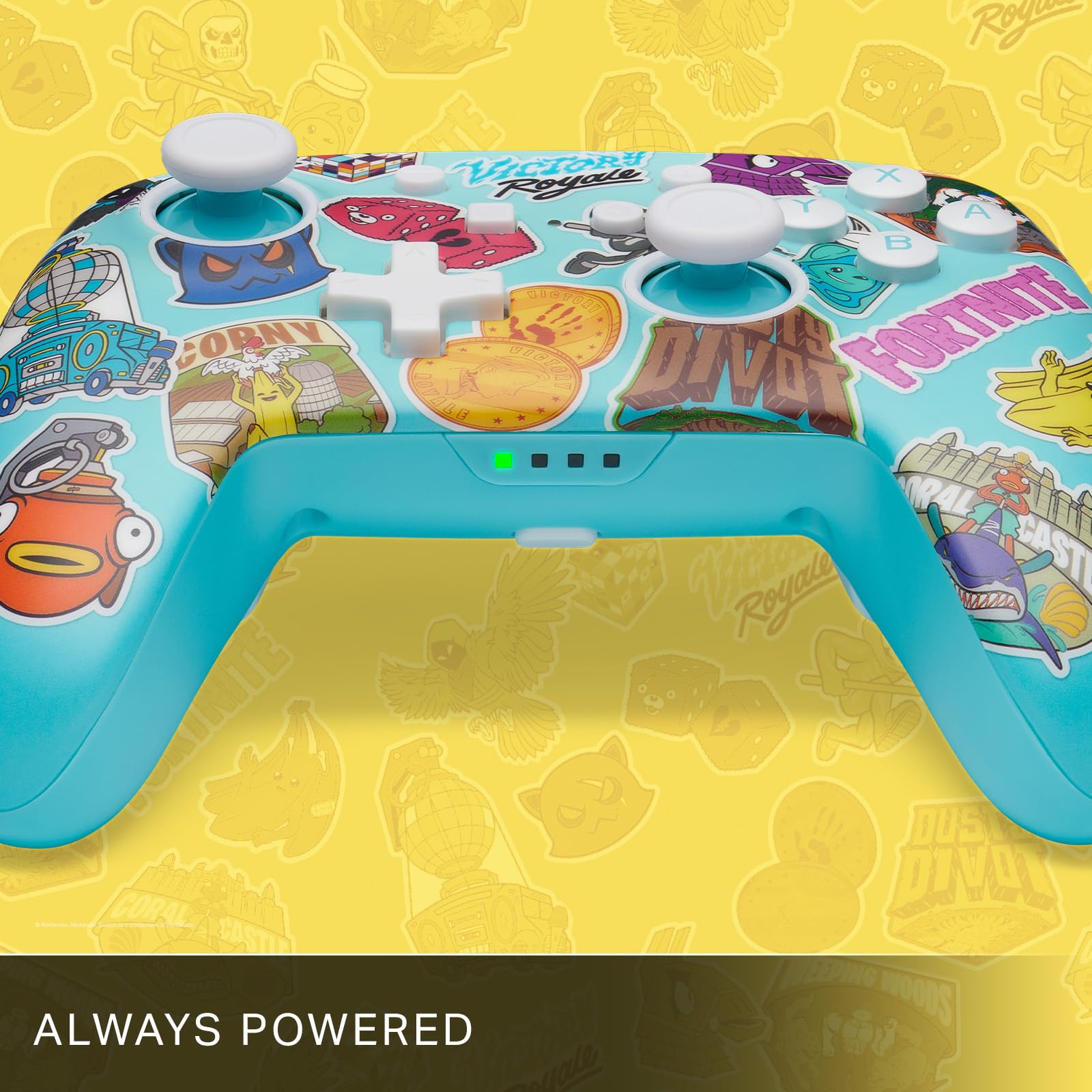 Fortnite Sticker Mania - PowerA Enhanced Wireless Controller for Nintendo Switch 15