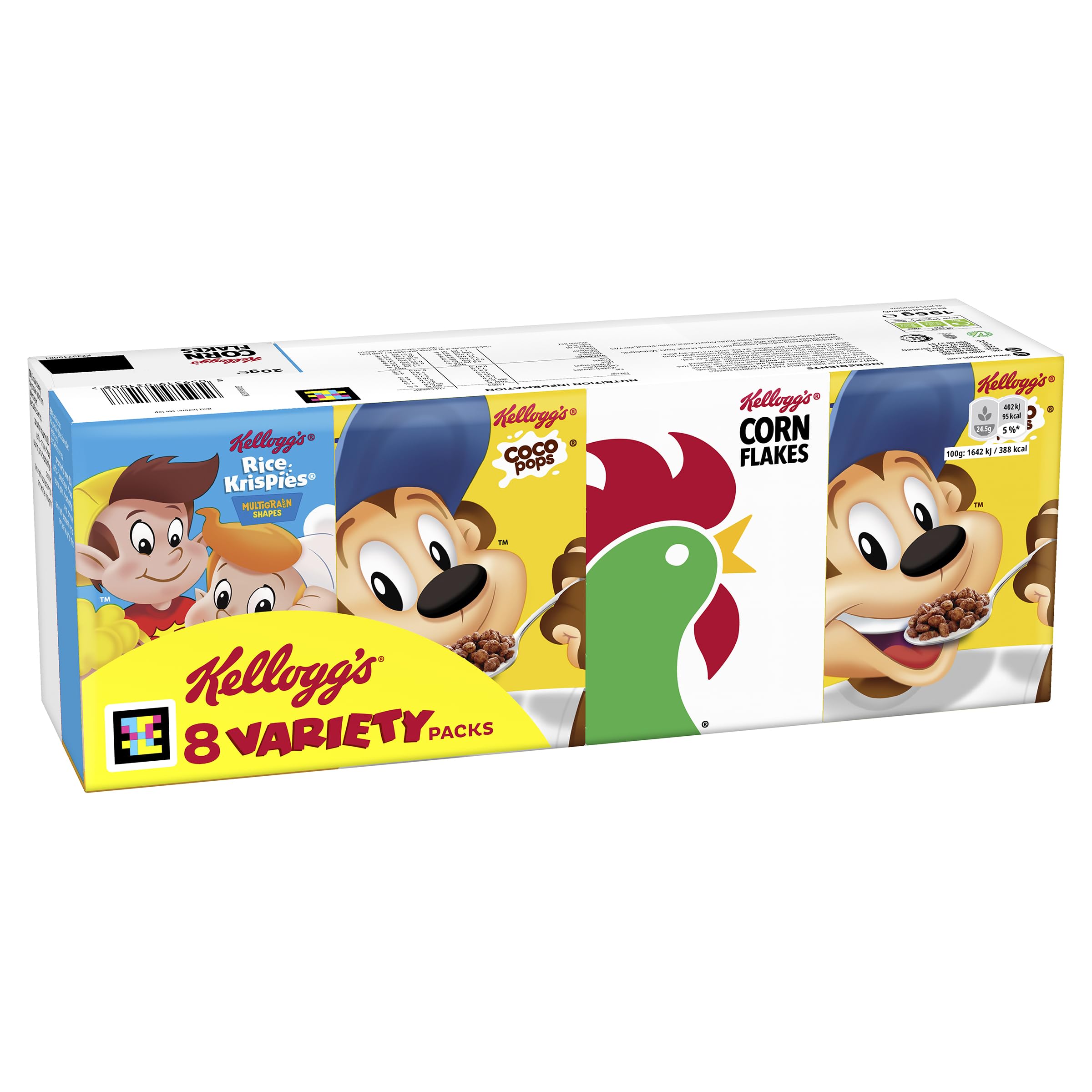 Kellogg's Breakfast Cereal Variety Pack - Assorted UK Cereal Boxes (196g) 3