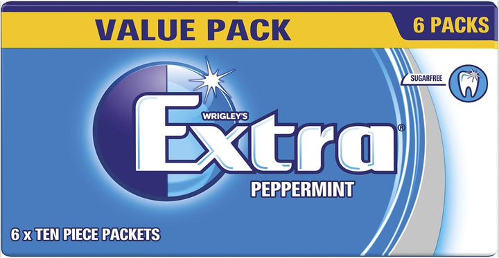 Extra - Peppermint Chewing Gum Sugar Free (84 g Multipack)