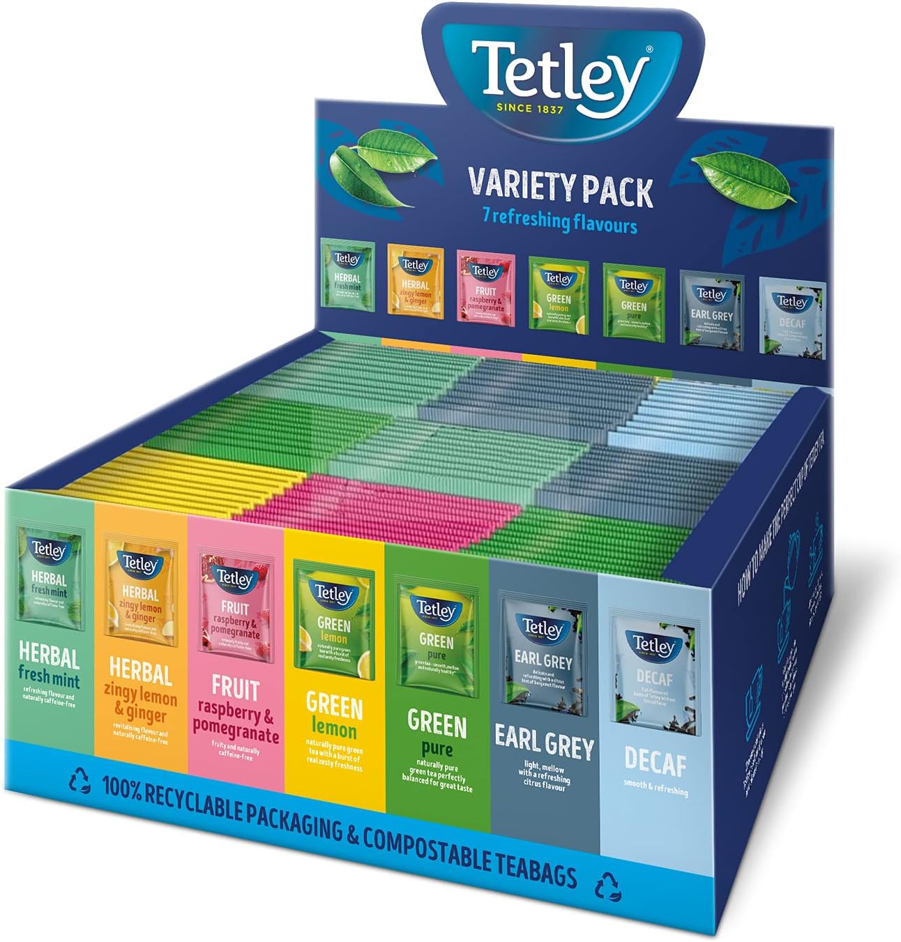 Tetley Enveloped Variety Pack 90 Tea Envelopes 1
