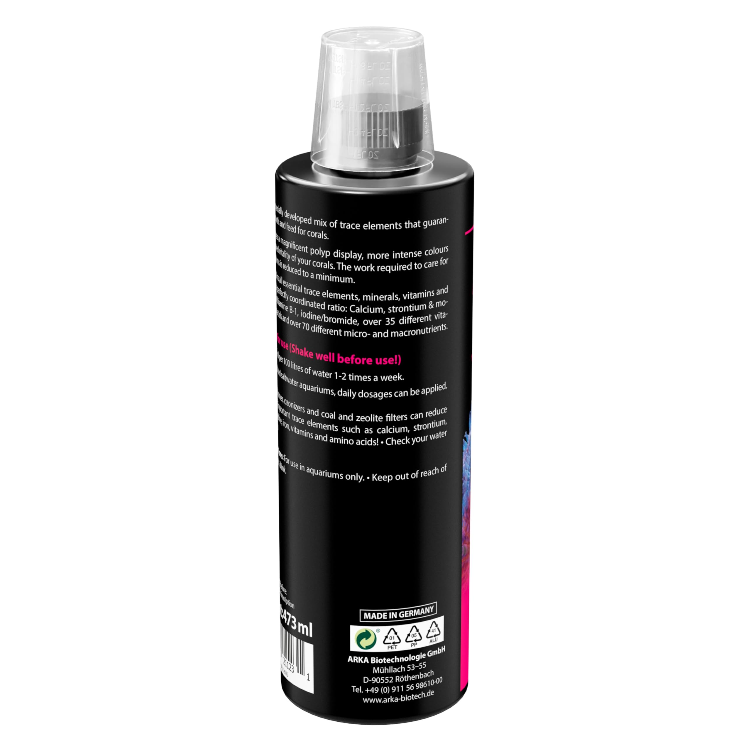 ARKA All-In-One Coral Supplement Reef Aquarium - Complete Dosing 473 ml 3