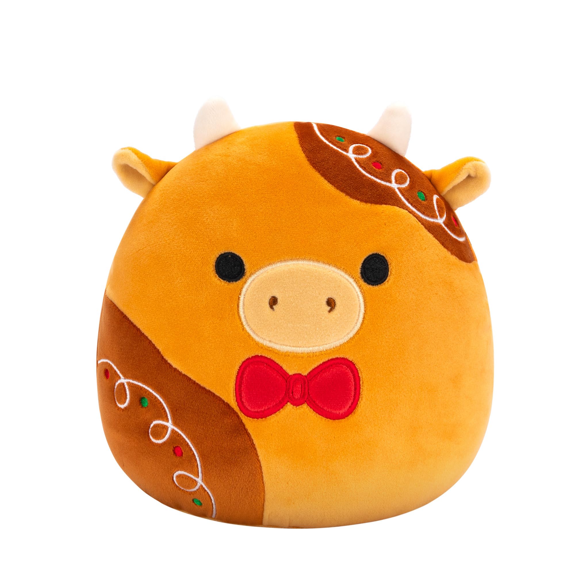 Squishmallows Jericho the Gingerbread Cow - 7.5-Inch Plush Collectible for Ages 3+ 8