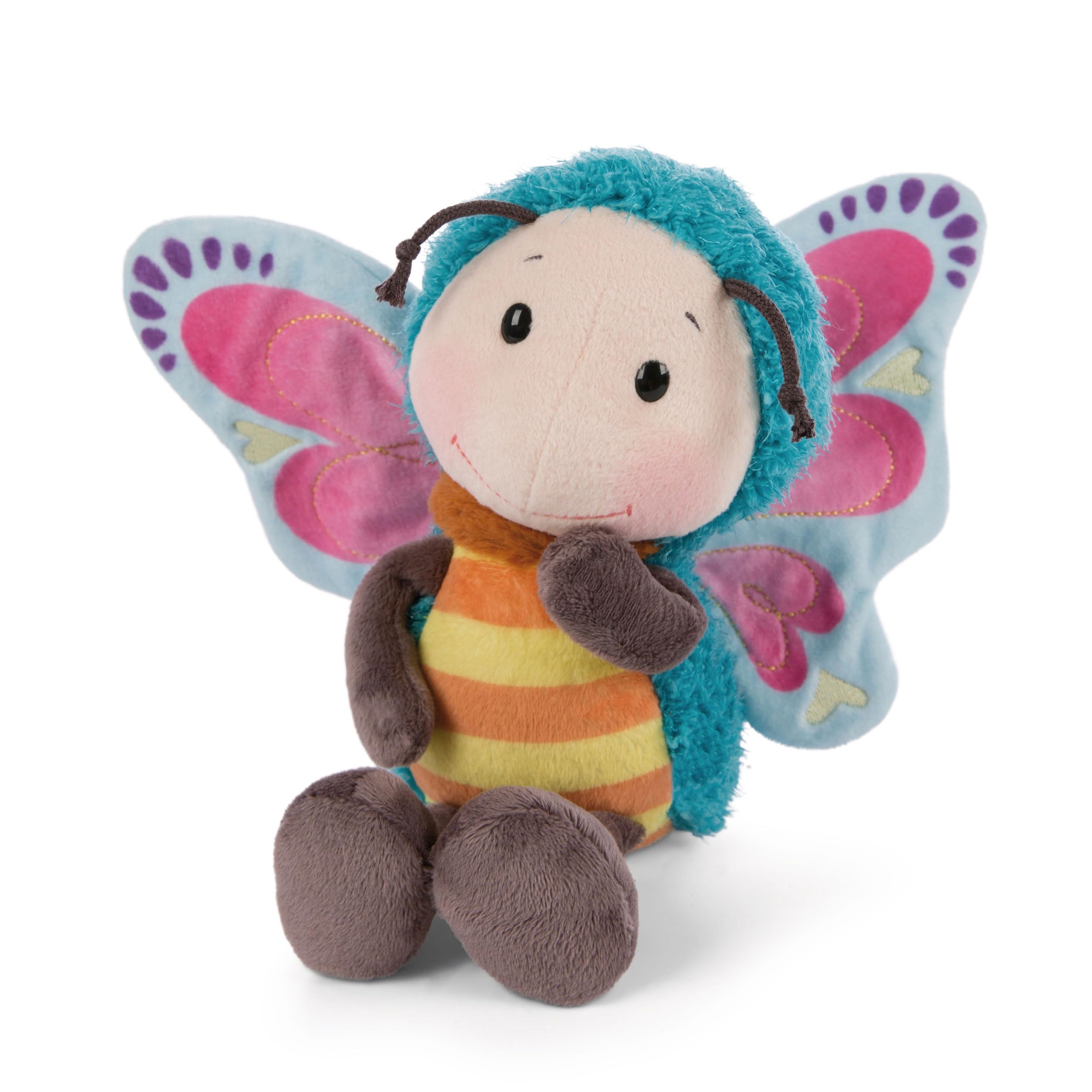 Nici Soft Toy Butterfly - 18 cm Plush Stuffed Animal for Kids | Blue | Model 47939