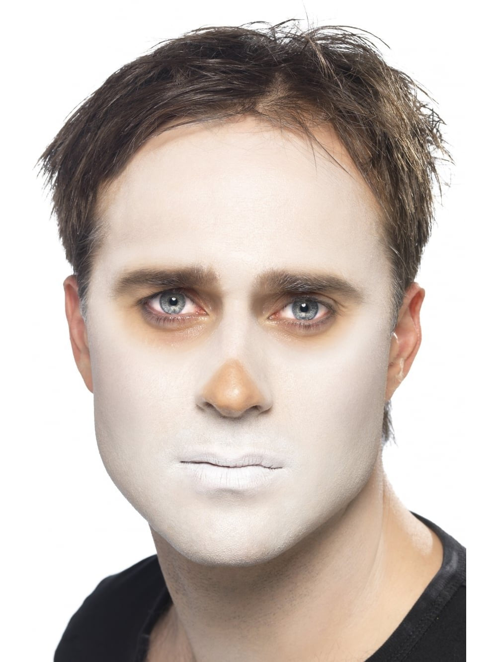 Smiffys Skeleton FX Kit with Black & White Face Paint, Crayon & Sponge 9