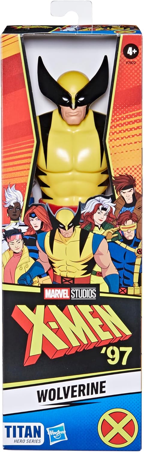 Hasbro Marvel X-Men Wolverine 30-cm Titan Hero Series Action Figure - 5-Point Articulation, Ages 4+