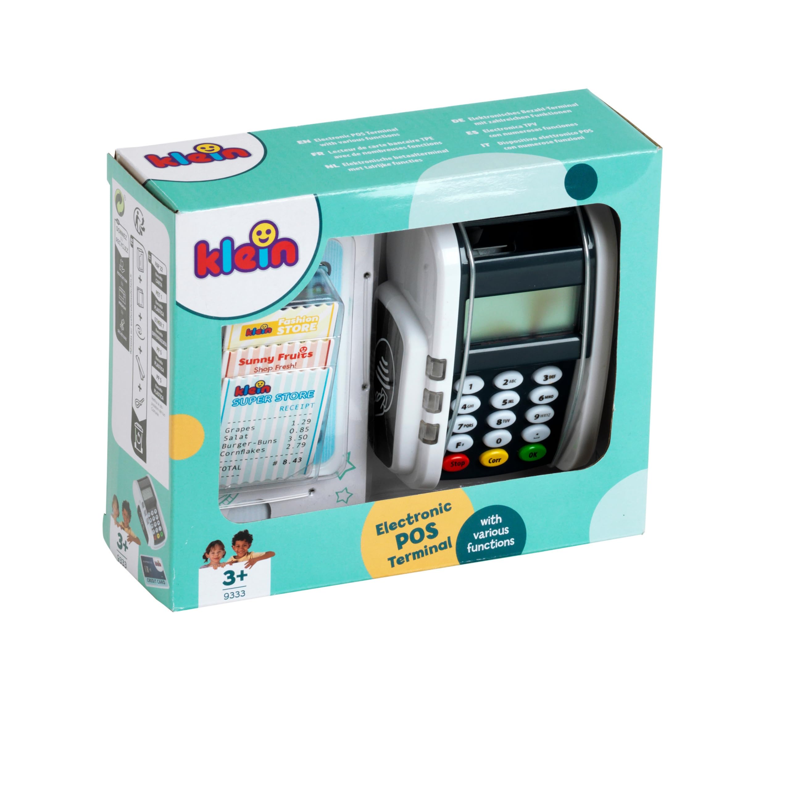 Theo Klein 9333 Pay Terminal with Light & Sound - Toy Cash Register Accessory 17