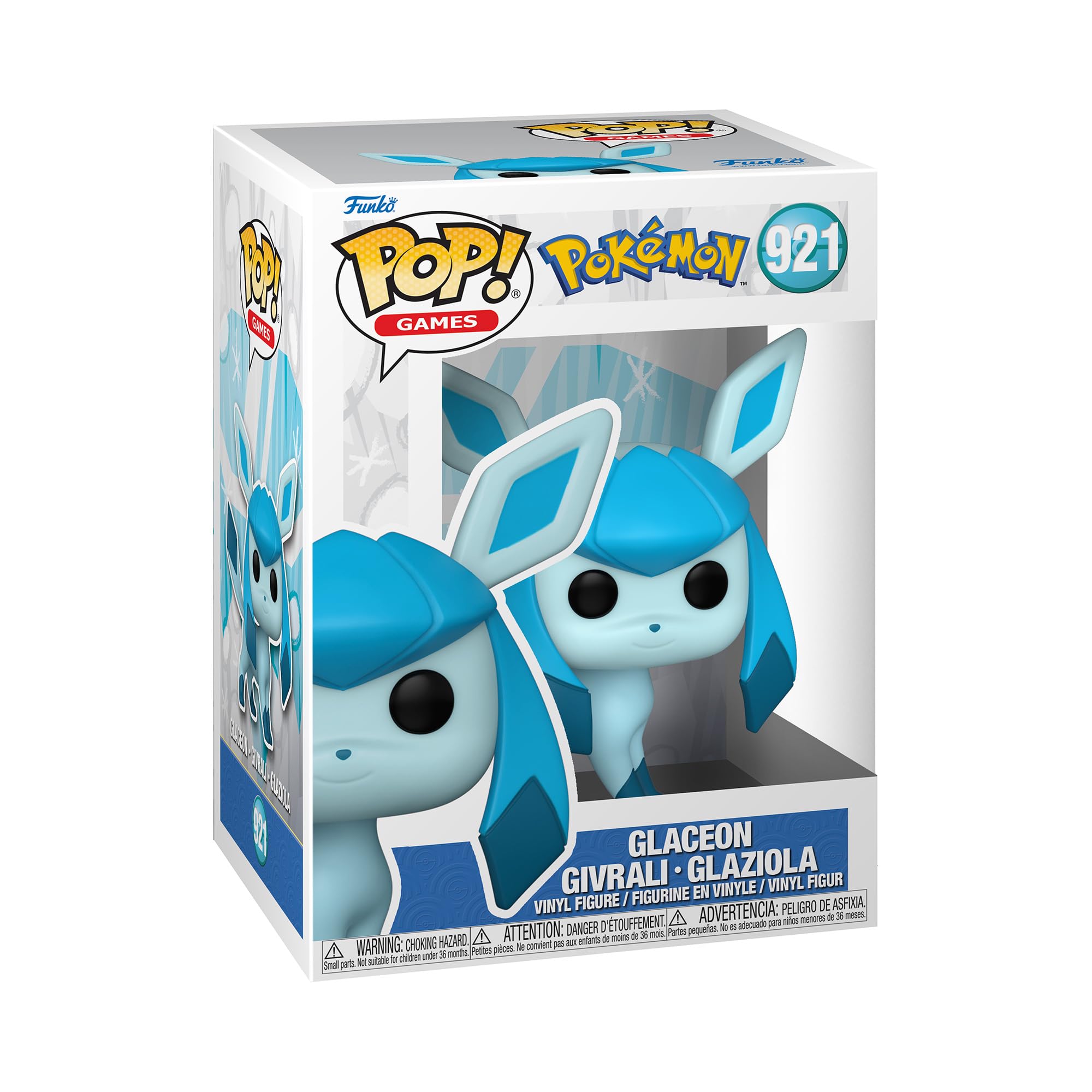 Funko POP! Games: Pokemon - Glaceon Vinyl Figure | 3.75 Inches | Model 69080 1
