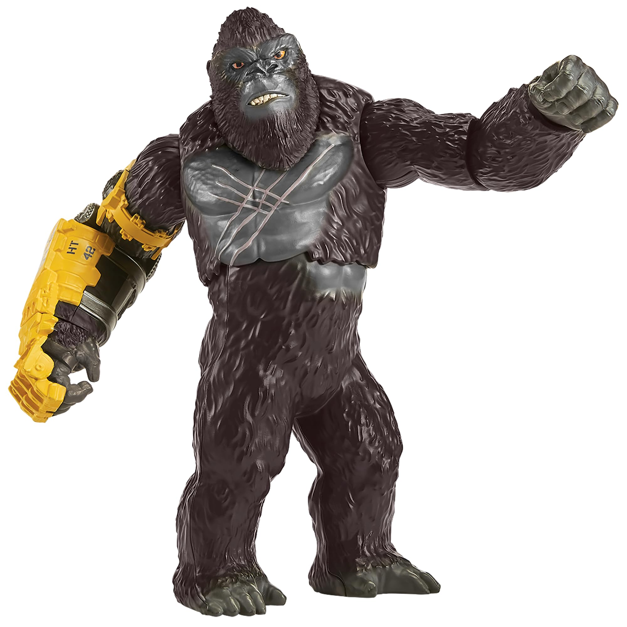 MonsterVerse Giant Kong Roll N Battle Action Figure - 11 Inch Scale | Interactive Movement | Plastic 8