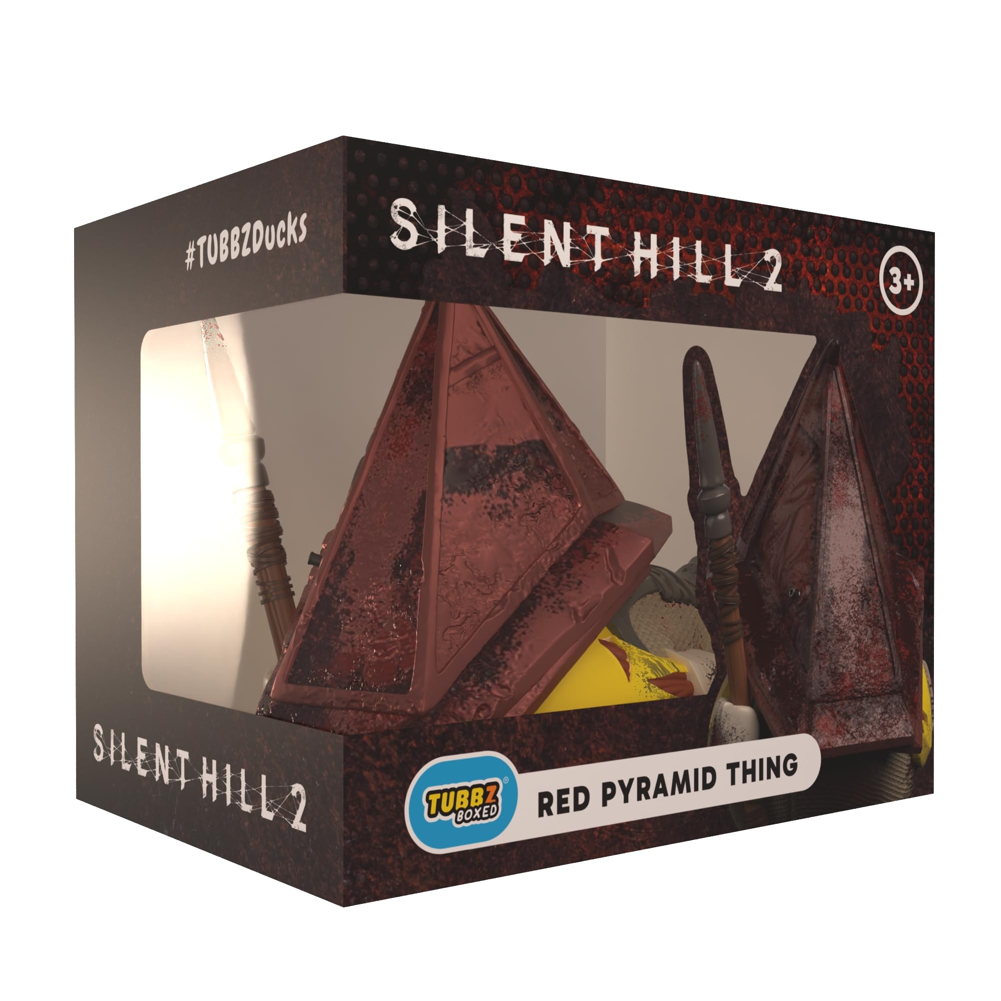 TUBBZ Silent Hill Red Pyramid Thing Cosplaying Rubber Duck Collectible Figure | Approx 9cm