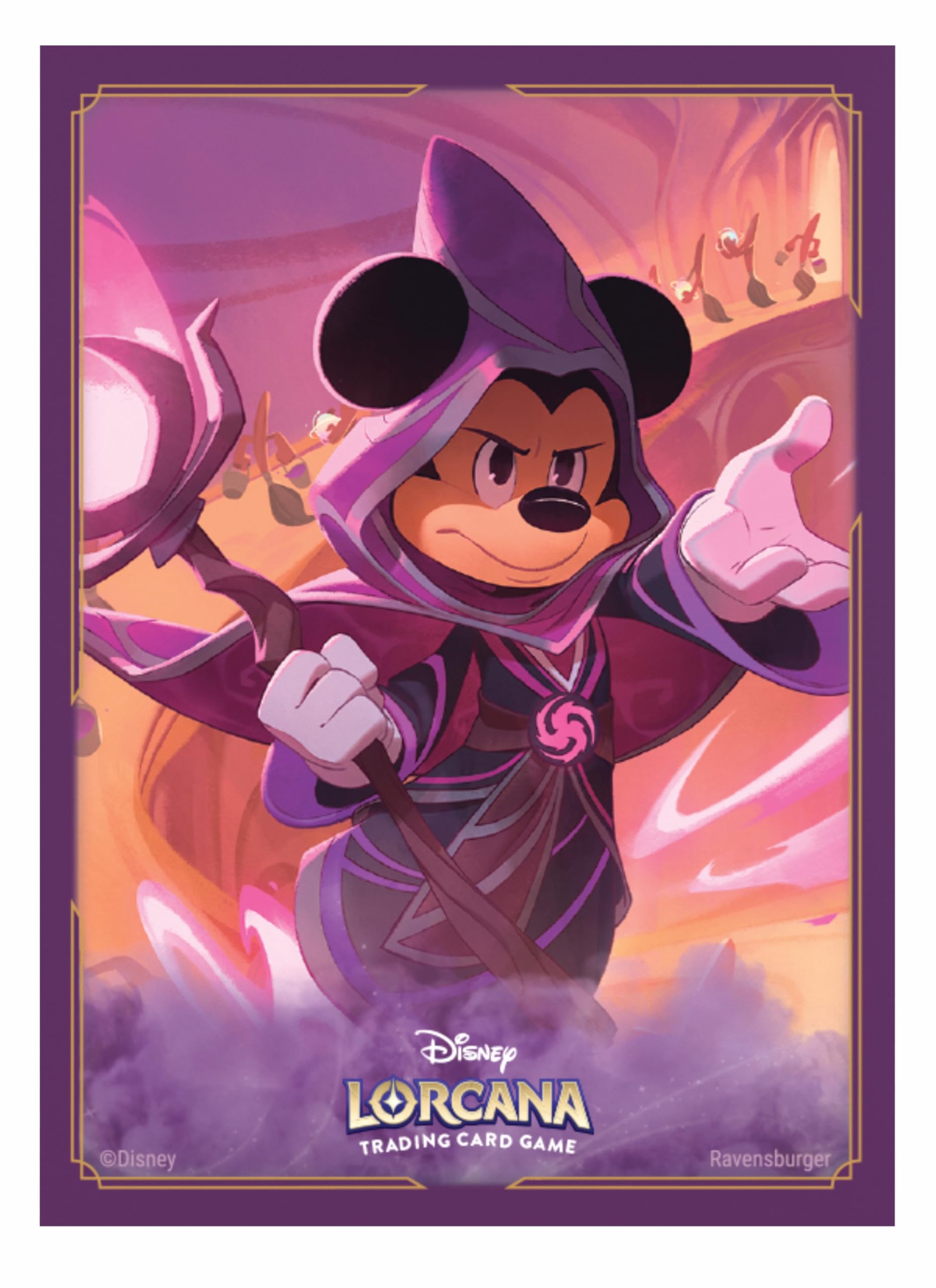 Ravensburger Disney Lorcana Trading Card Game Mickey Mouse Card Sleeves | 65 Count | Matte Finish 5