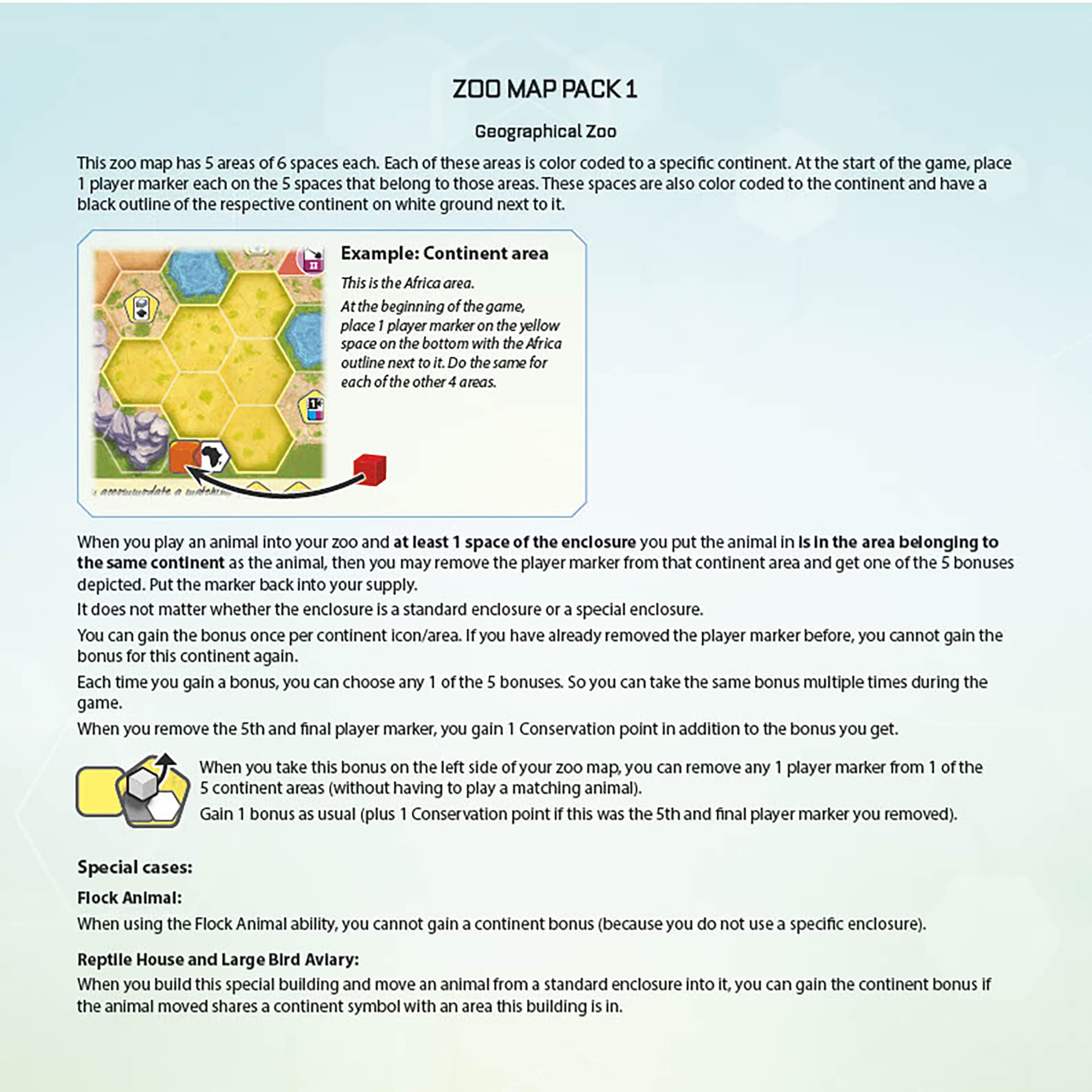 Ark Nova: Zoo Map Pack 1 - Game Accessory Pack by Capstone Games 10