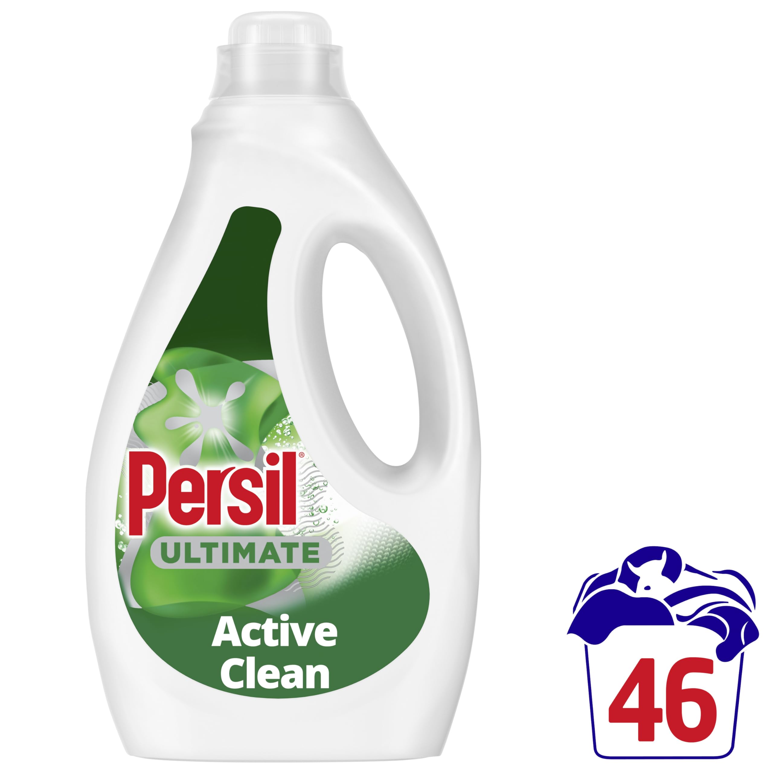 Persil Ultimate Active Clean Liquid Detergent - Best Odour-Fighting, Stain Removal, 1.24L