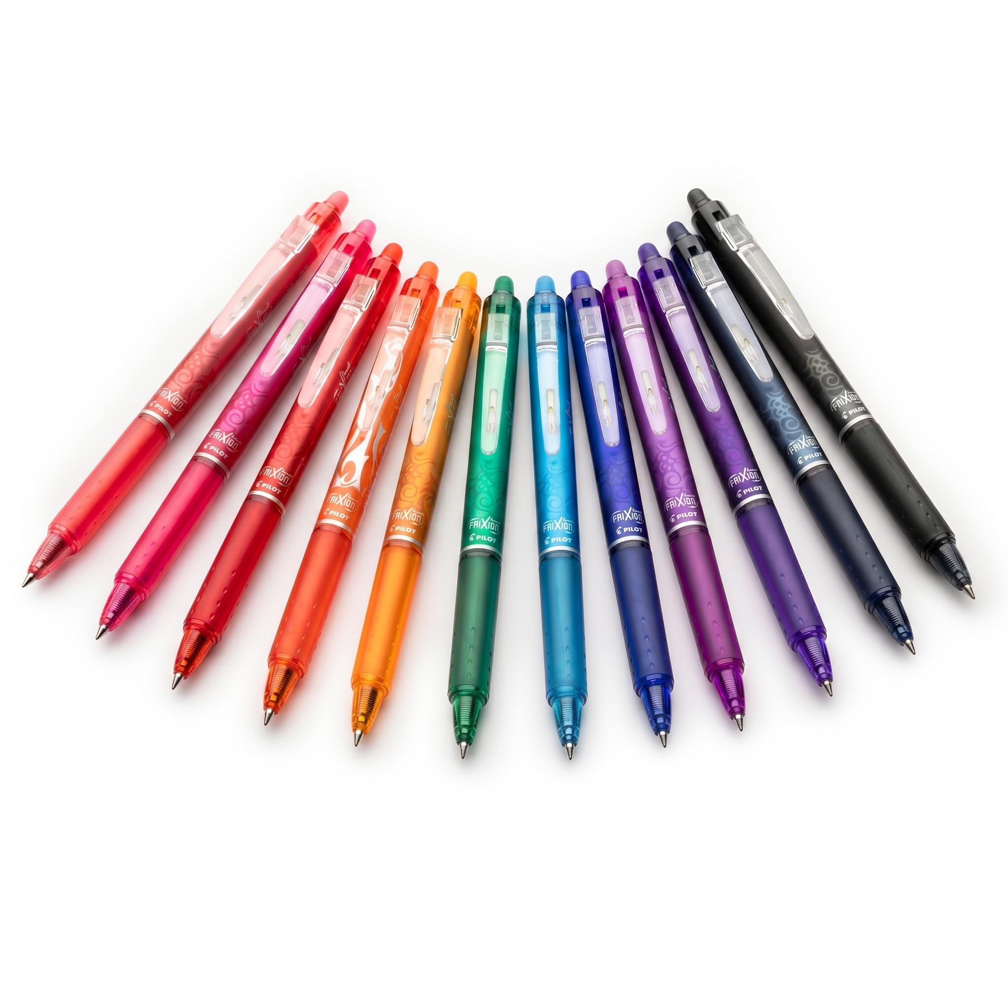PILOT FriXion Ball Clicker Erasable Rollerball Pen - Medium 0.7mm Tip - 5 Pack 9