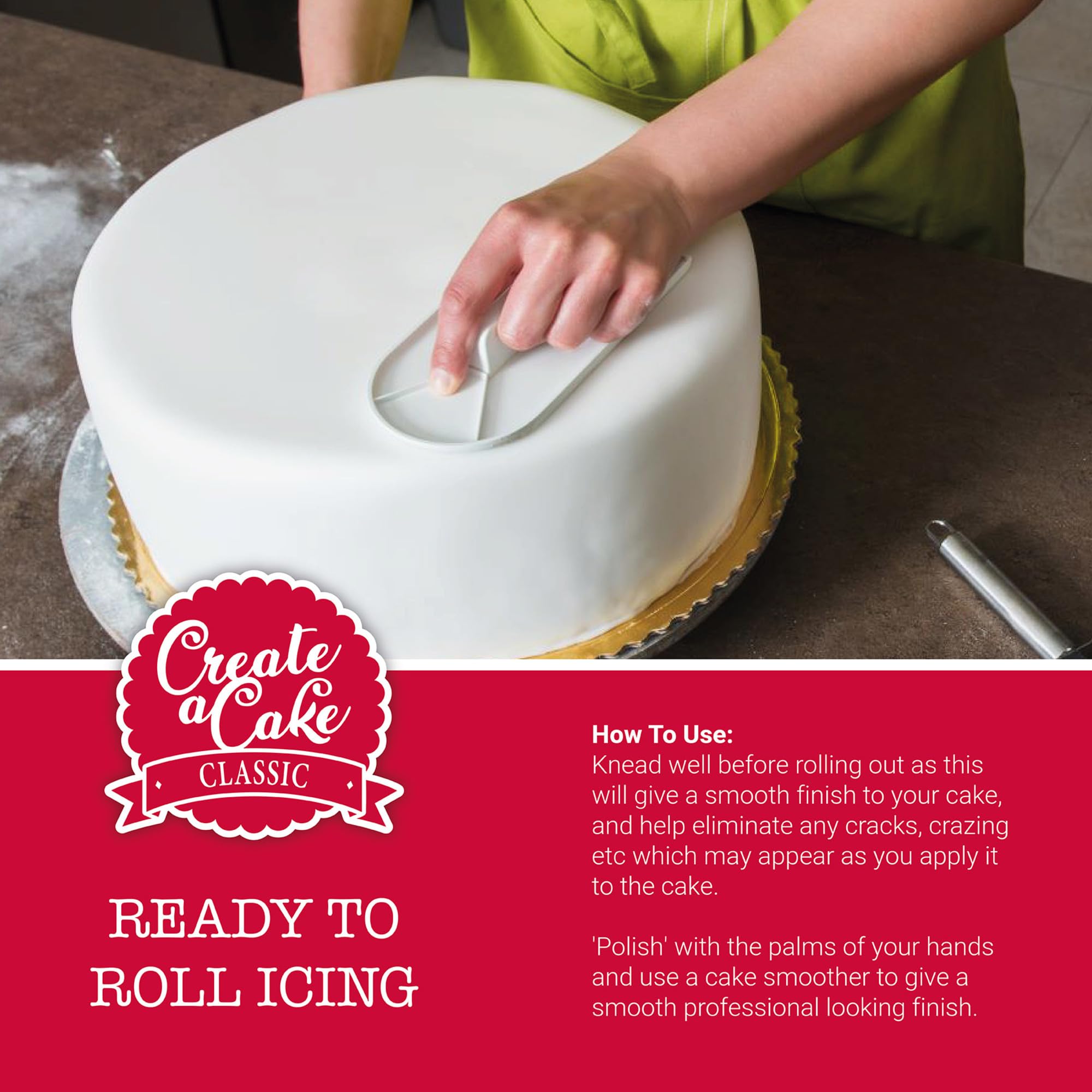 Create A Cake Ready To Roll Icing - Blue Fondant Sugar Paste | 200g | Palm Free