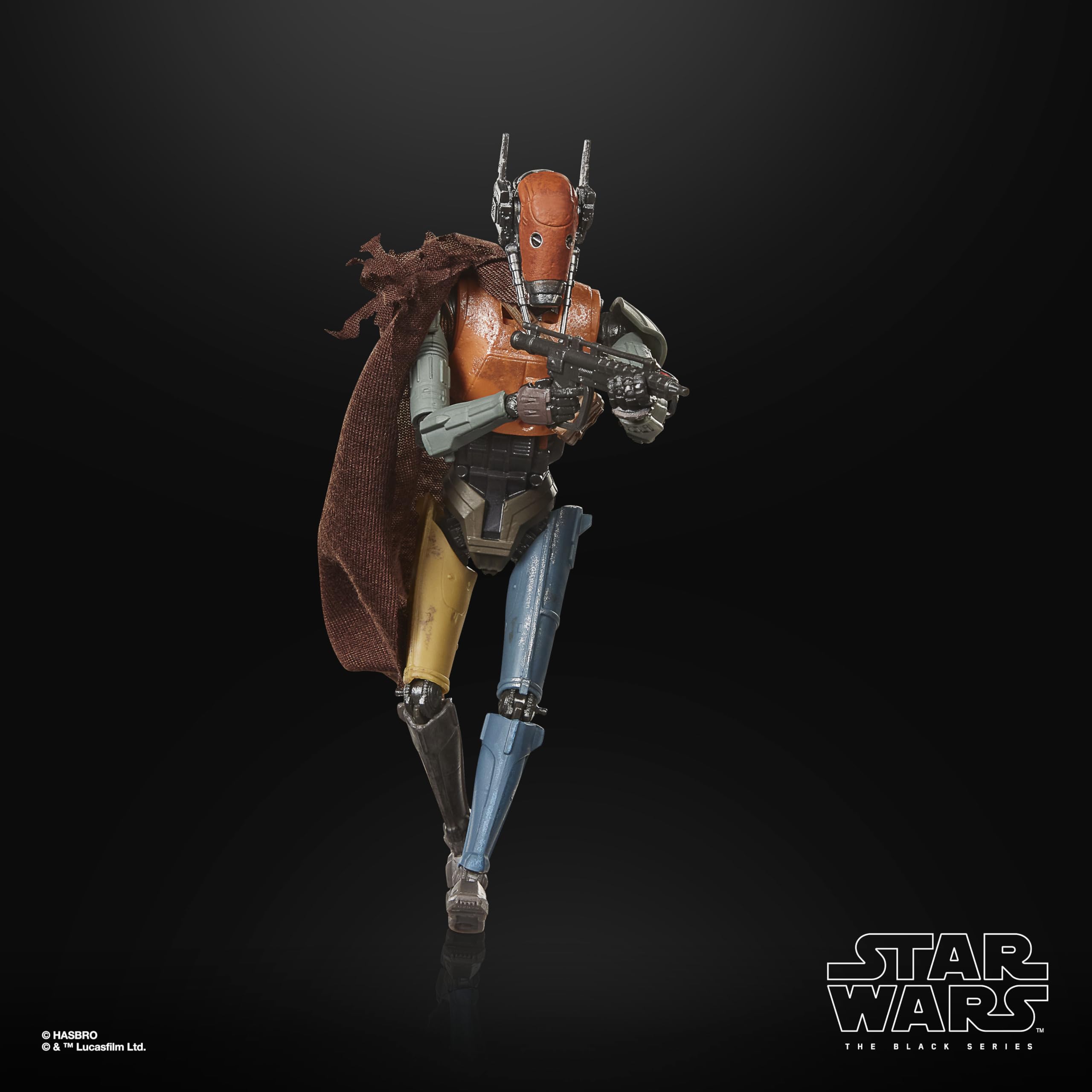 Star Wars The Black Series Mercenary Guard Droid Action Figure - 15 cm Scale, Multicolor, Ages 4+ 5