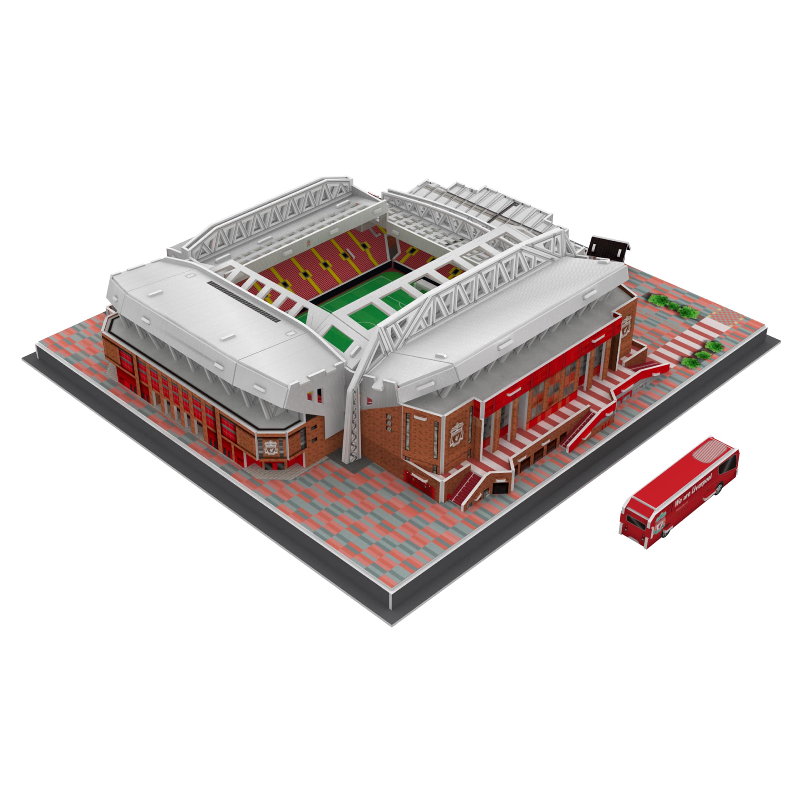 University Games Liverpool FC Anfield Stadium 3D Puzzle | 141 Pieces | Age 7+