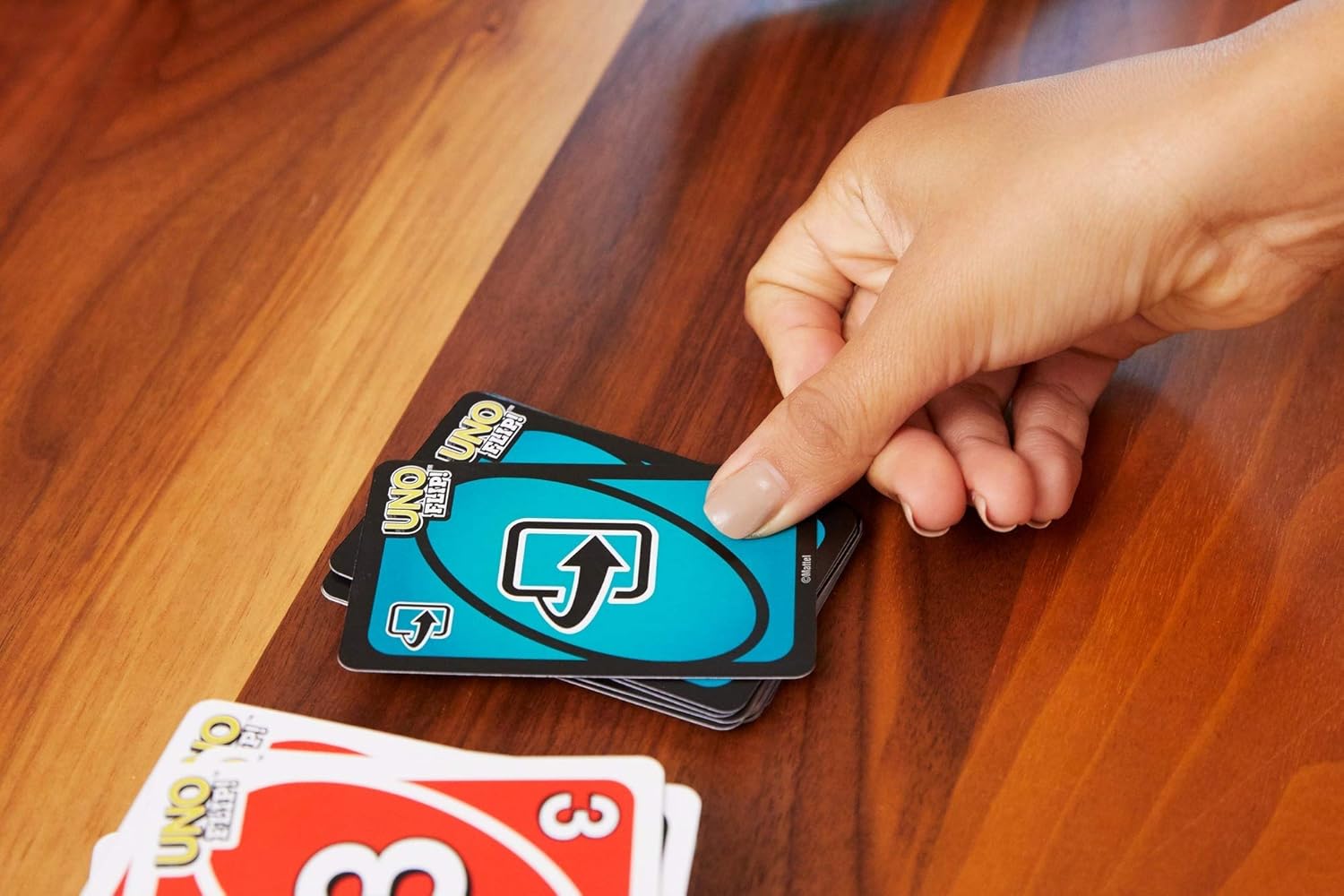 Mattel UNO Flip Card Game, Multicolored 3
