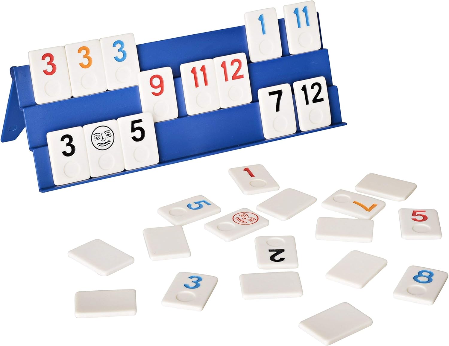 Point Games Full Size Rummy Game with 3-Tier Racks & Travel Bag 1
