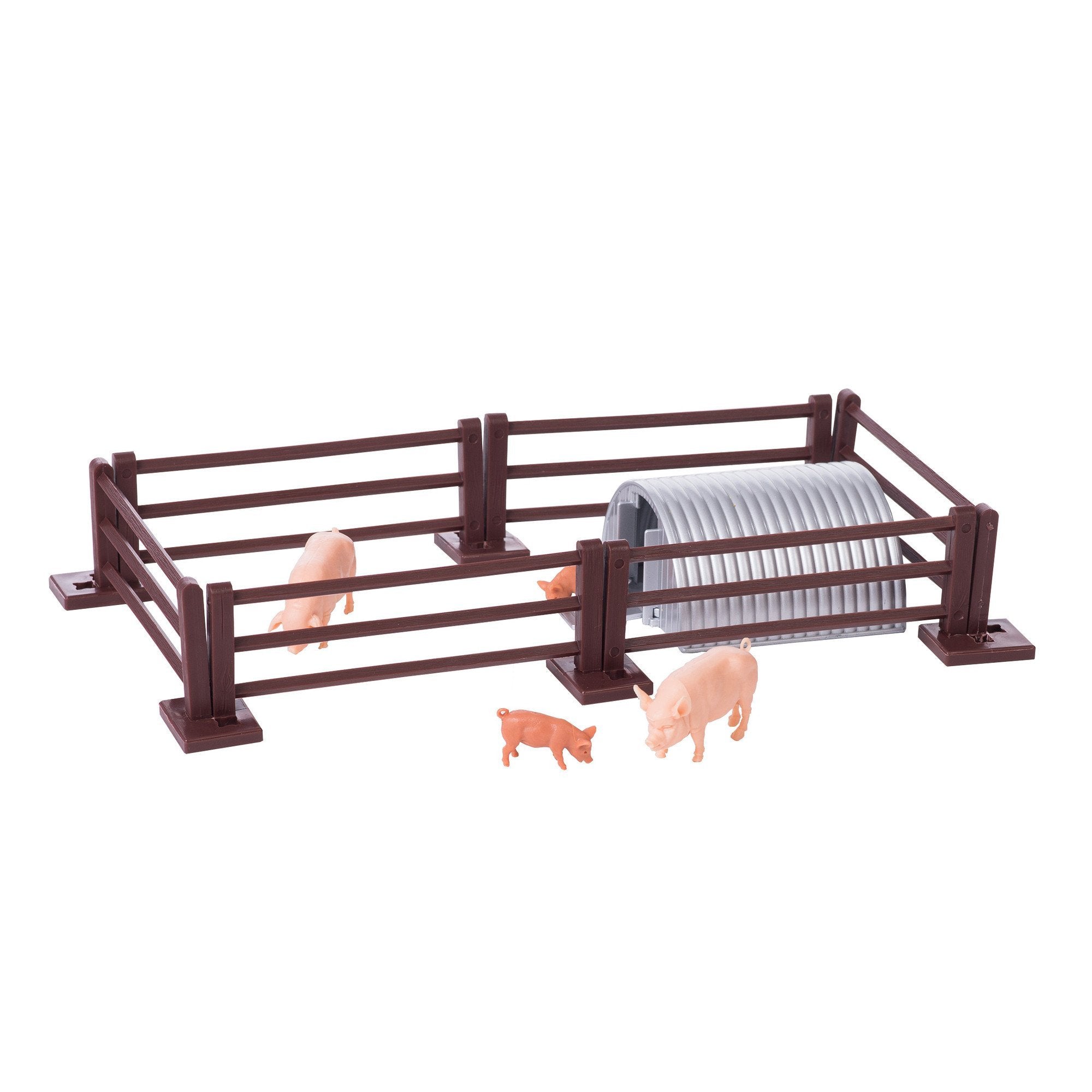 Britains 1:32 Pig Pen Farm Playset - Collectible Animal Figures & Fencing for Kids 3+