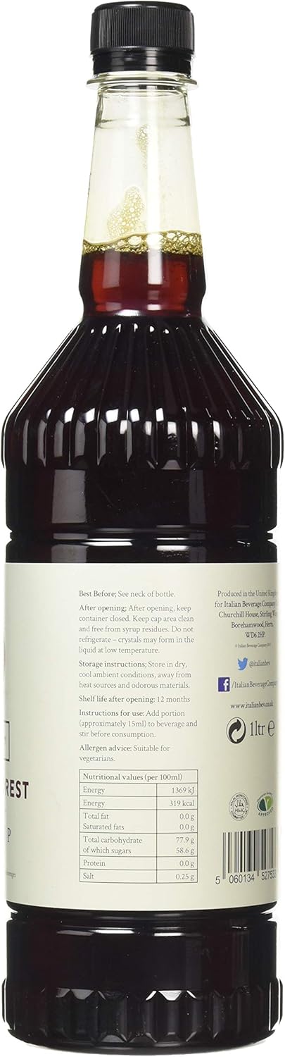 Simply - Black Forest Syrup Vegan & Nut Free Flavoured Syrup for Coffee, Cocktails & Baking 5