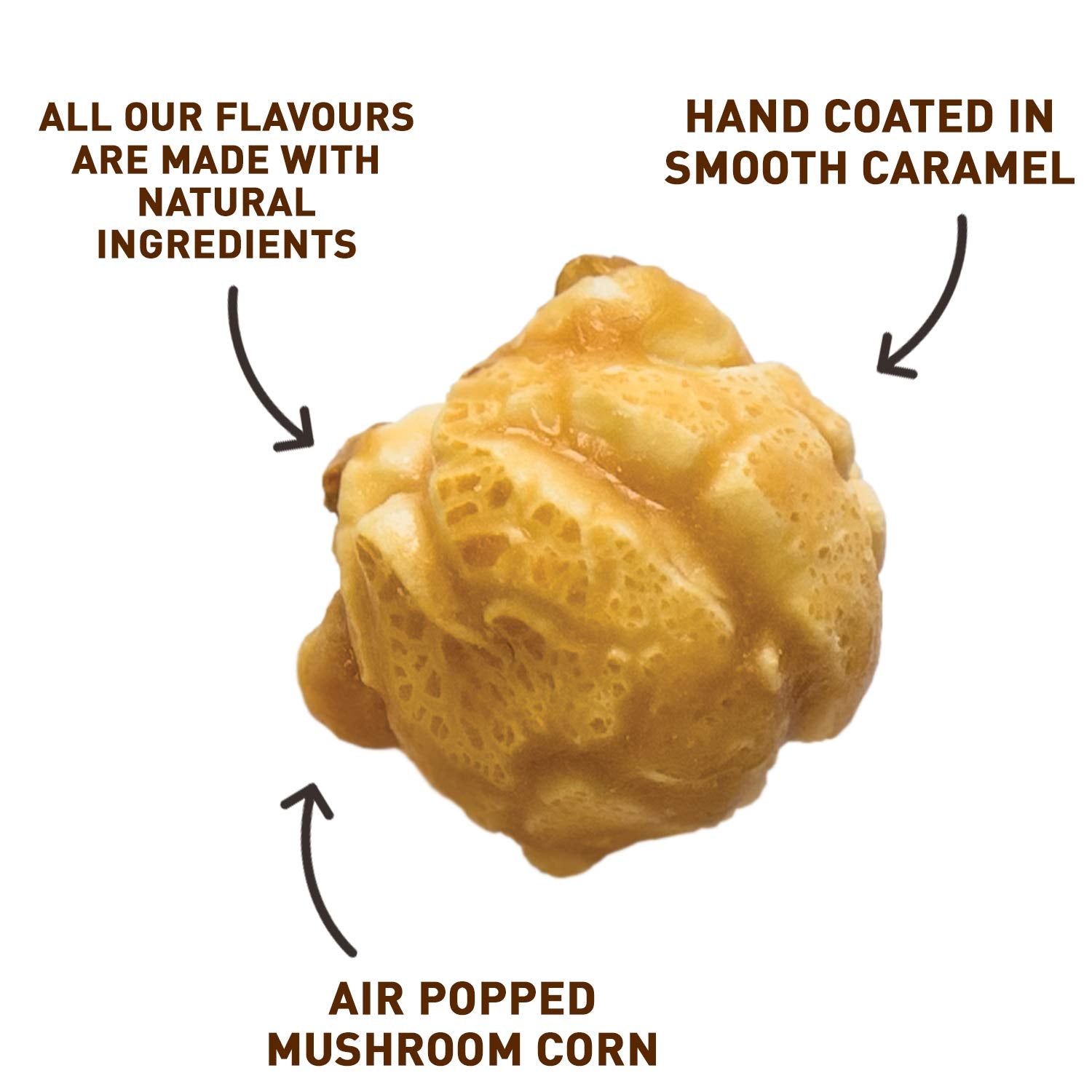 Joe & Seph's Peanut Butter Popcorn Snack (1 x 32g) - Handmade in UK, 1 Star Great Taste Award