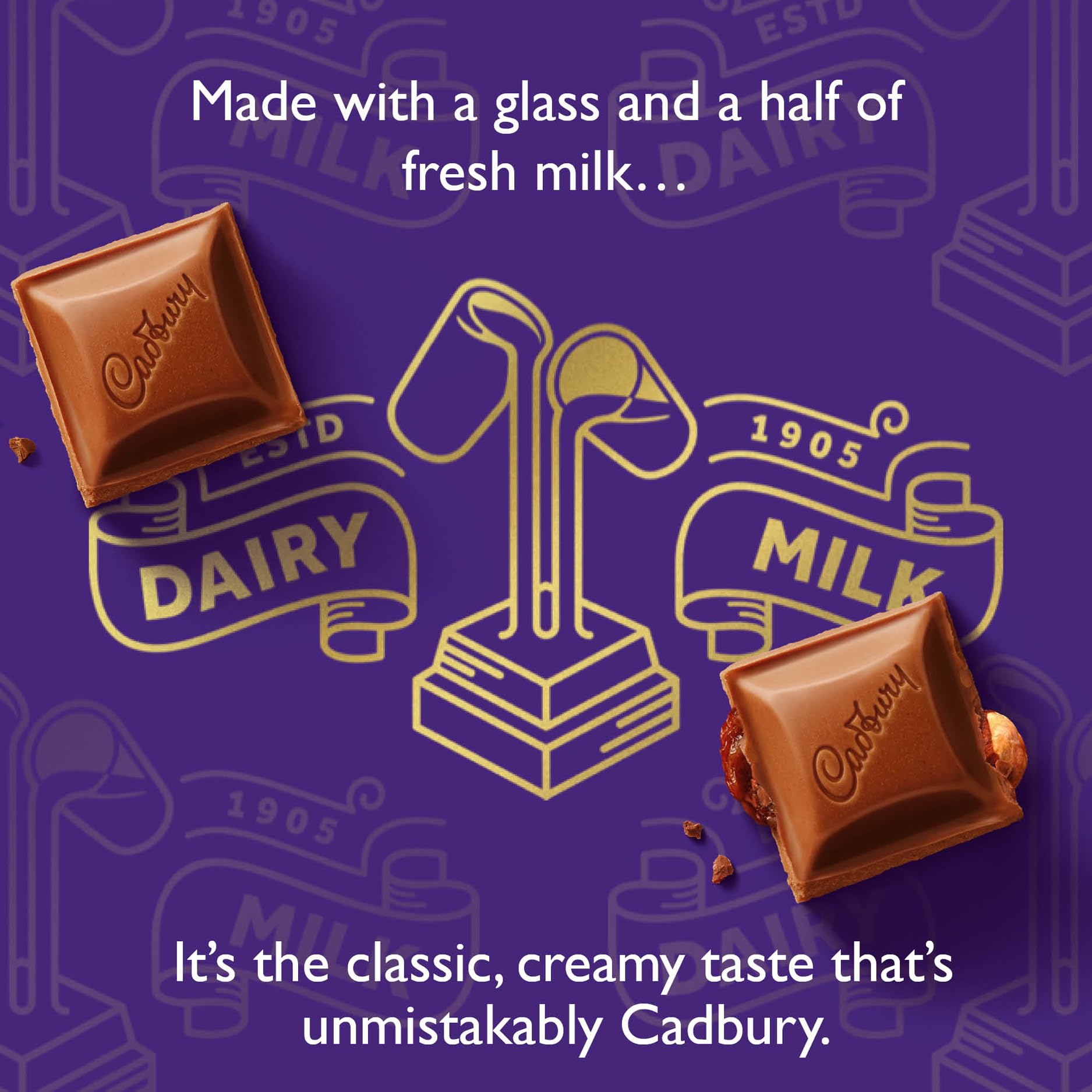 Cadbury Dairy Milk Chocolate Giant Buttons Bag - Creamy Milk Chocolate Snack | 40g Bag (Pack of 36) 5