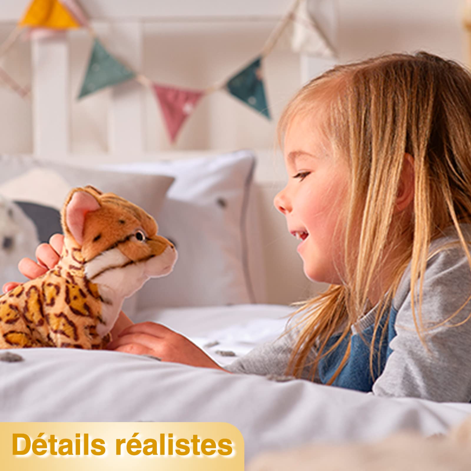 Living Nature Fluffy Chick Plush Toy - Realistic Soft Stuffed Animal for Kids & Collectors 12