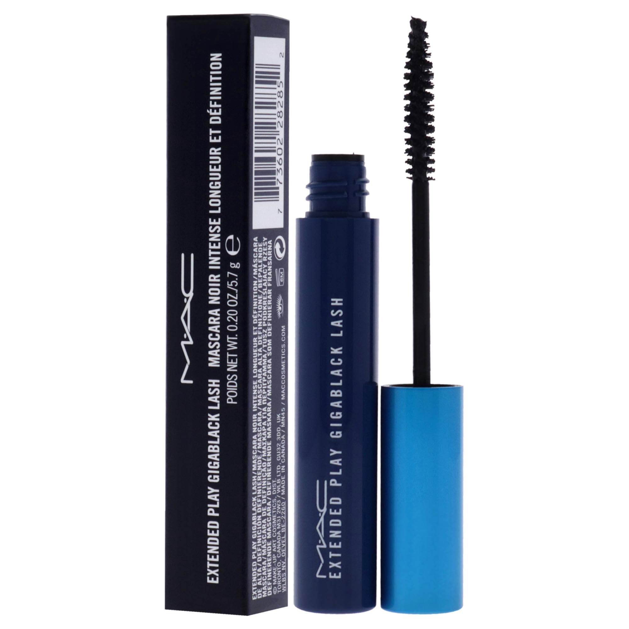 MAC Extended Play Gigablack Lash Mascara - Lifting, Defining, Long-Lasting, Smudge-Proof | Black | 5.7g 4