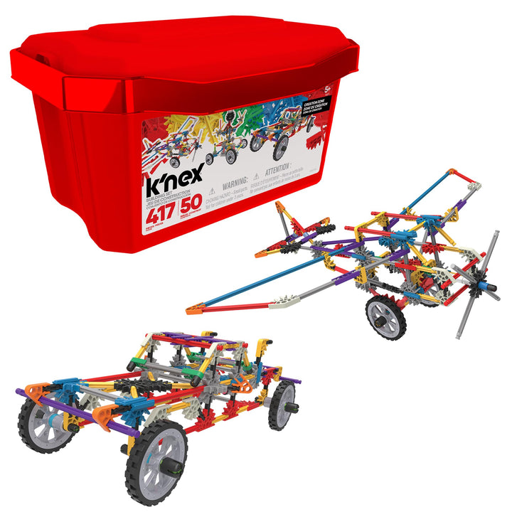 K'NEX Creation Zone 50 Model Building Set - 417-Piece STEM Toy for Ages 5+