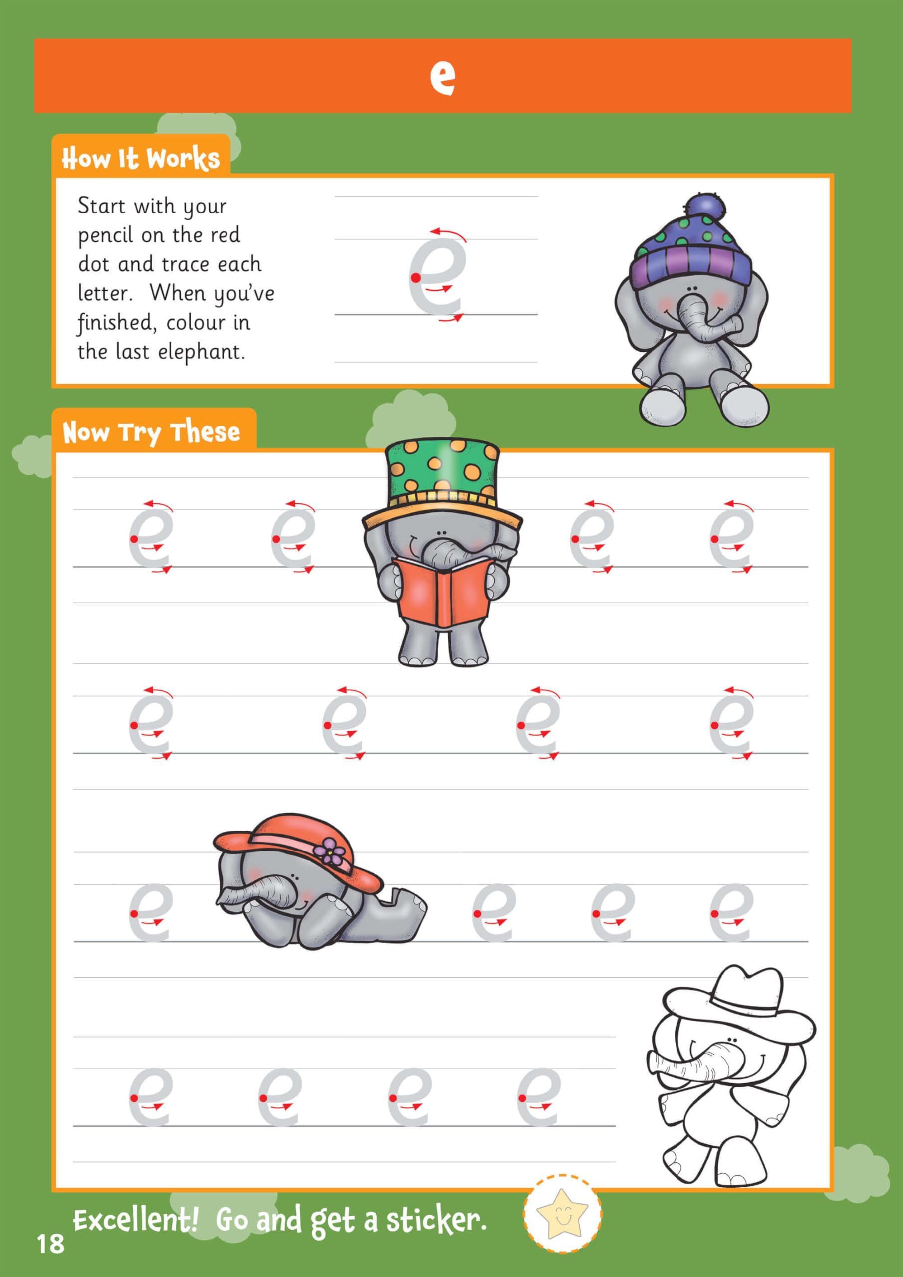 CGP 10 Minutes a Day Writing for Ages 3-5 Activity Book | Paperback | Includes Reward Stickers 4