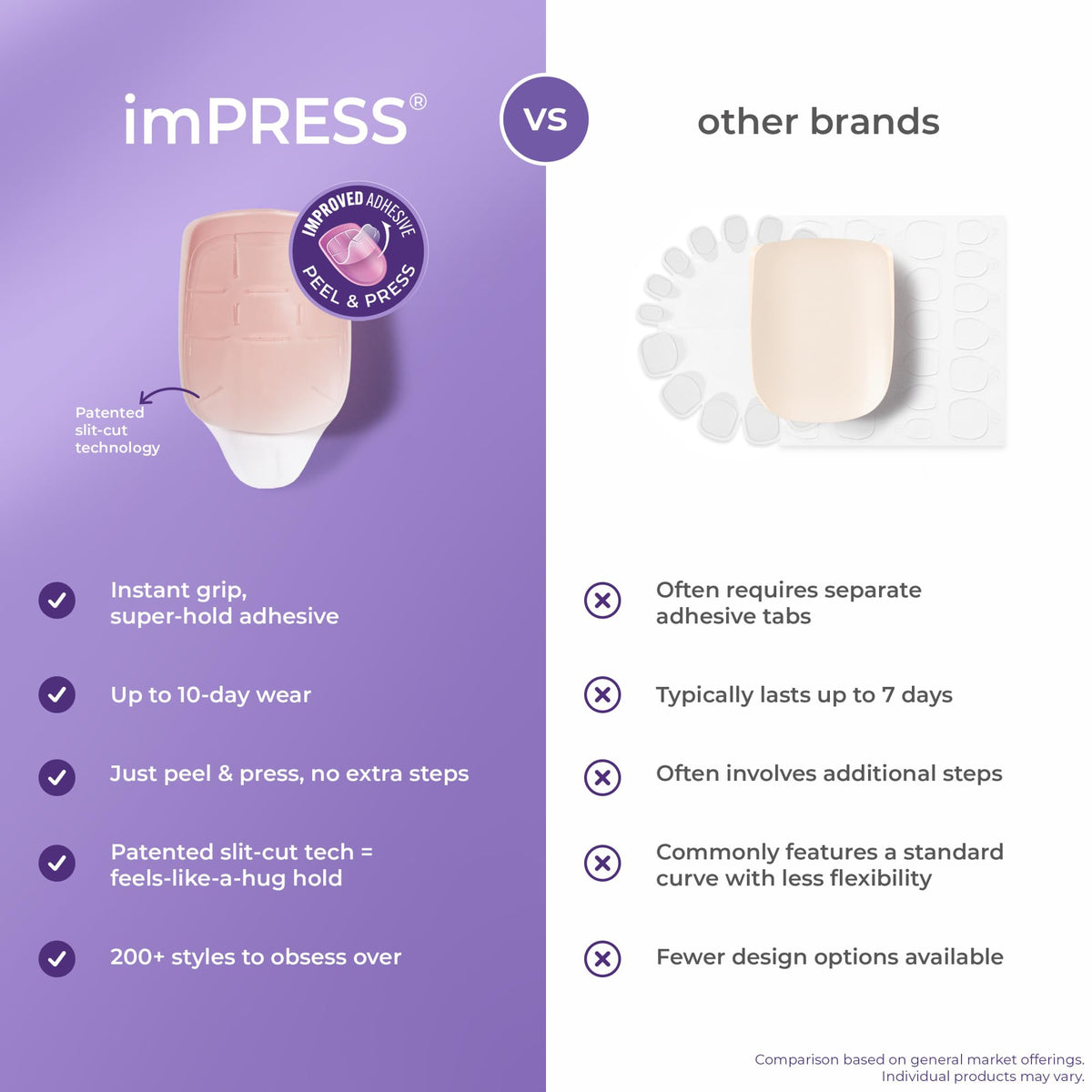 imPRESS Press-On Nails - Good 4 You - 30 Count - Short Squoval