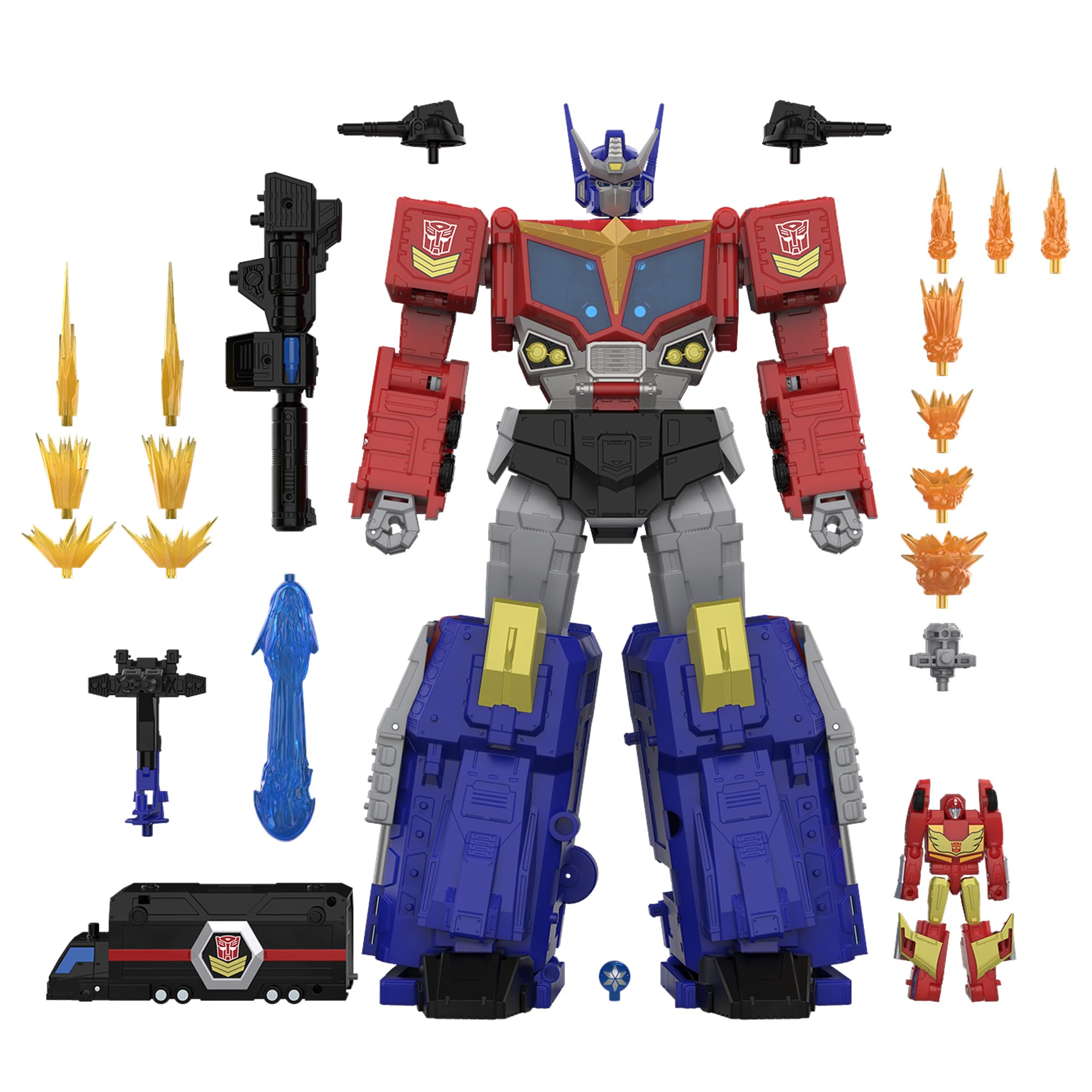 Transformers Age of the Primes Titan Class The Thirteen Star Optimus Prime Action Figure | 15-inch | 3-in-1 Conversion 1