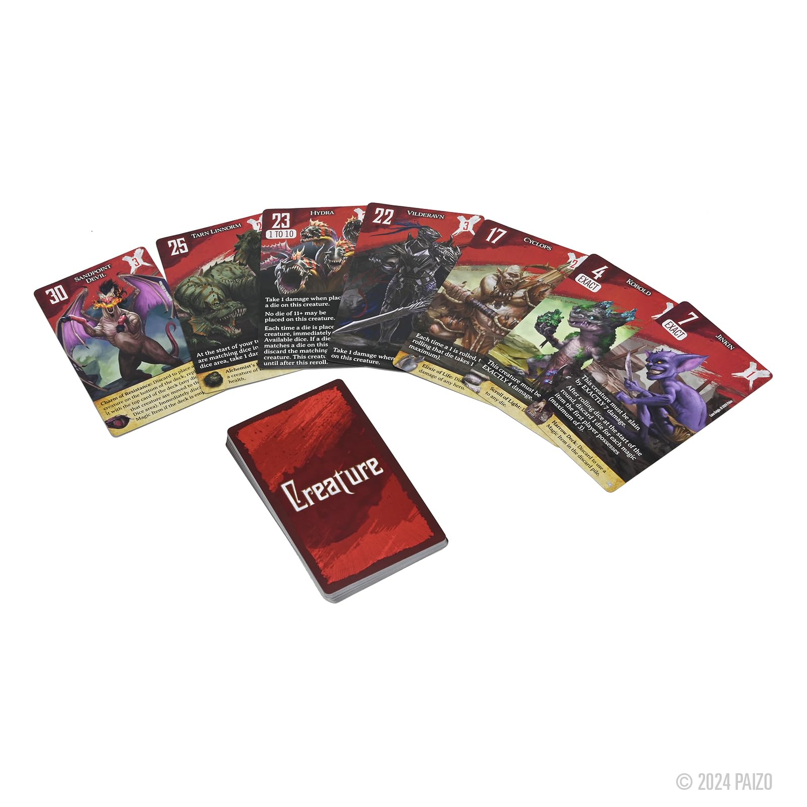 WizKids Pathfinder Dice Conquest Card Game | Solo or Co-op for up to 4 Players | Includes 7 Polyhedral Dice 4