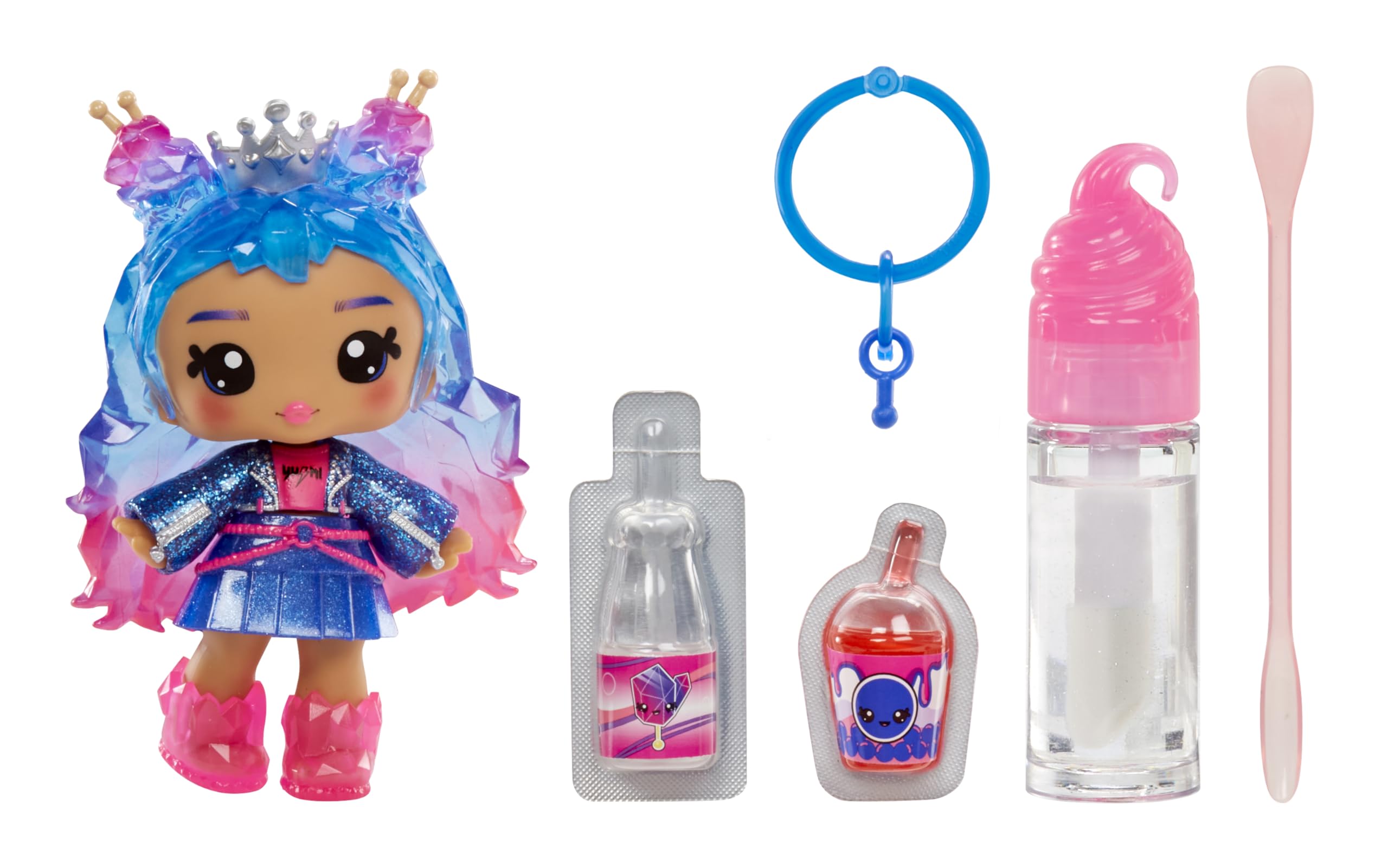 Yummiland Lip Gloss Doll - Roxie Crystal Candy - DIY Scented Lip Gloss Playset for Ages 3+ 2