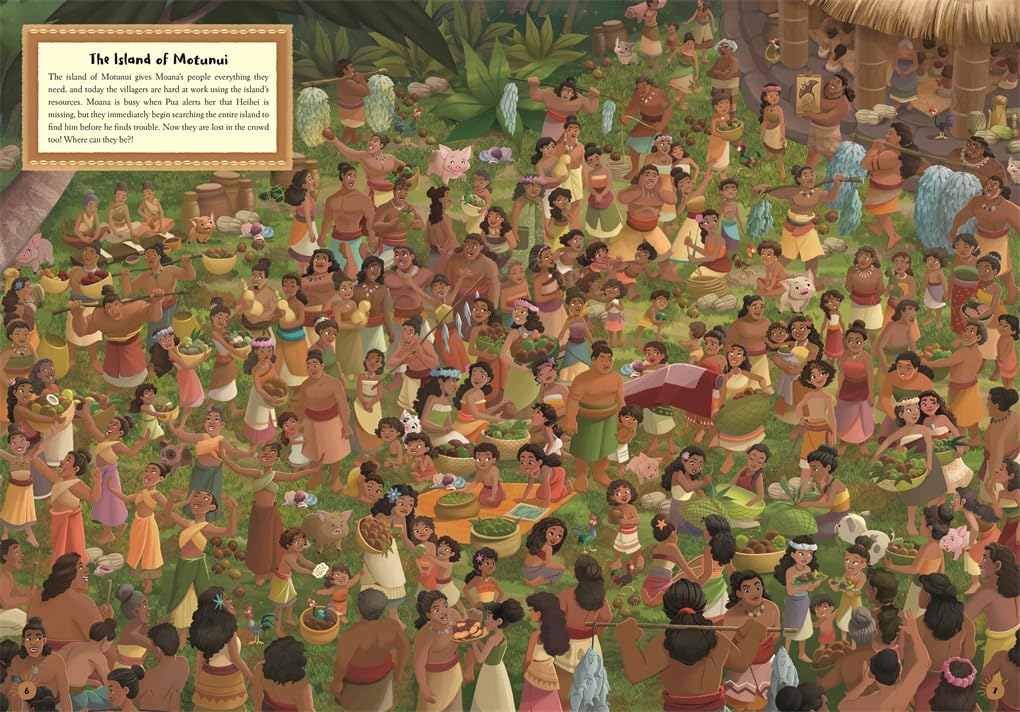 Studio Press Where's Moana?: A Disney Moana Search and Find Activity Book | Ages 5+ | 40 Pages 2