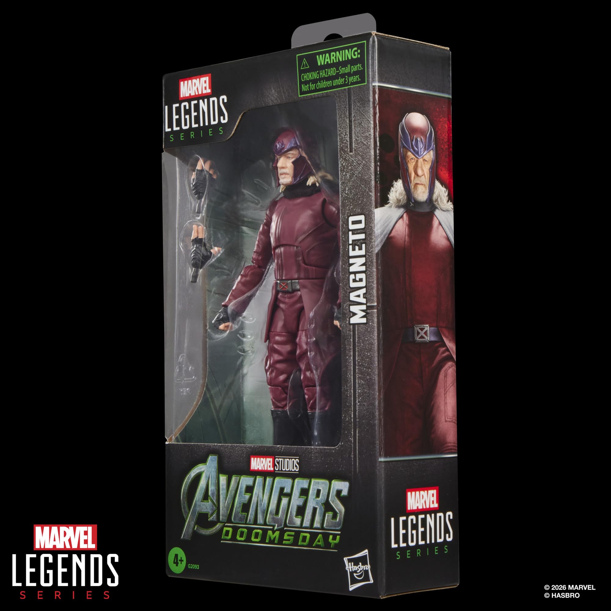 Marvel Legends Magneto Action Figure - 15cm Scale, 20+ Points of Articulation, Includes 2 Accessories 2