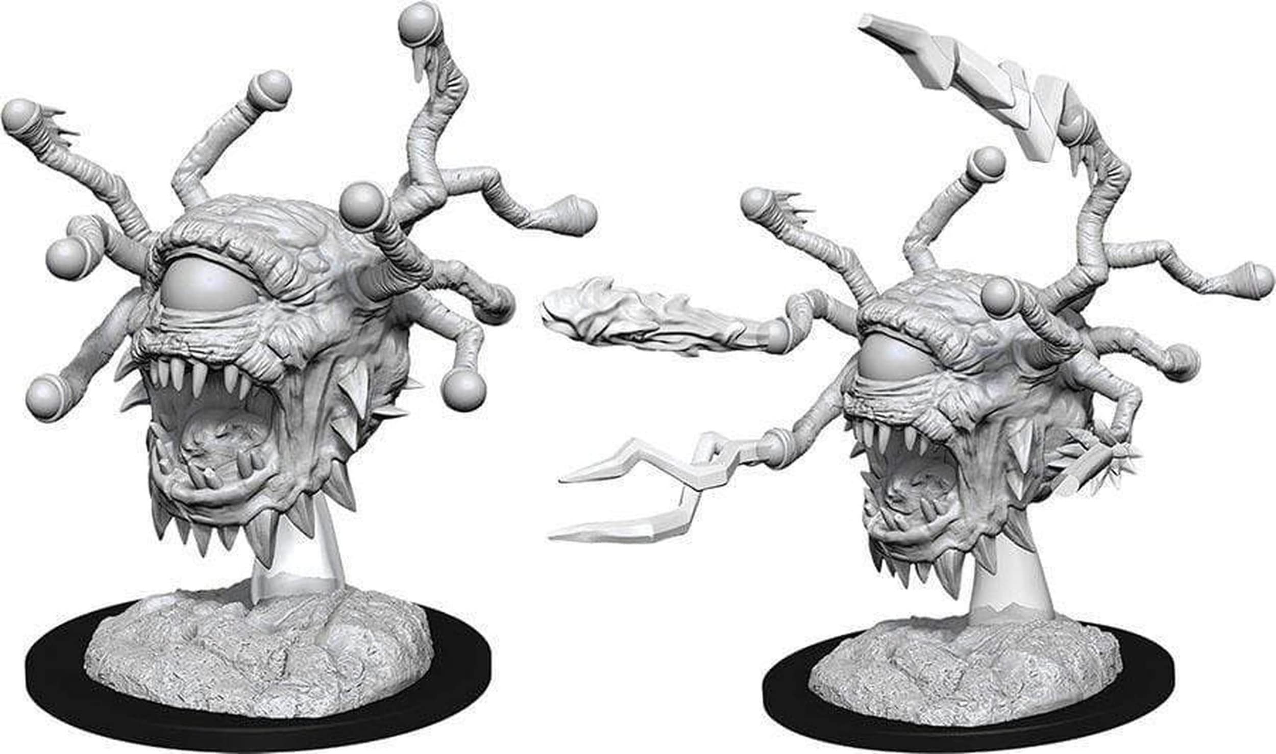 Dungeons & Dragons Nozurs Marvelous Miniatures - Panther & Leopard Unpainted Pack | 2 Count | Plastic 2