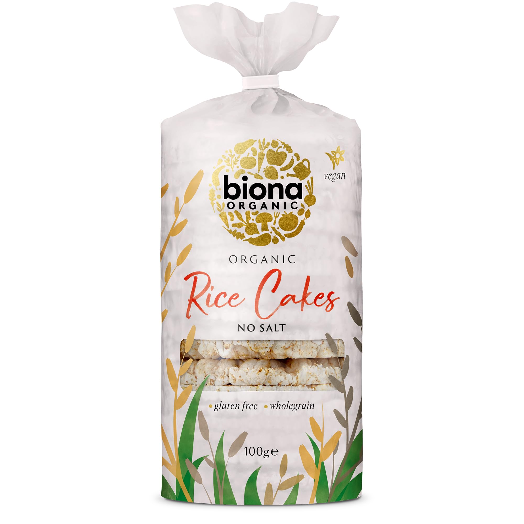 Biona Organic Rice Cakes - No Salt, 100g 1