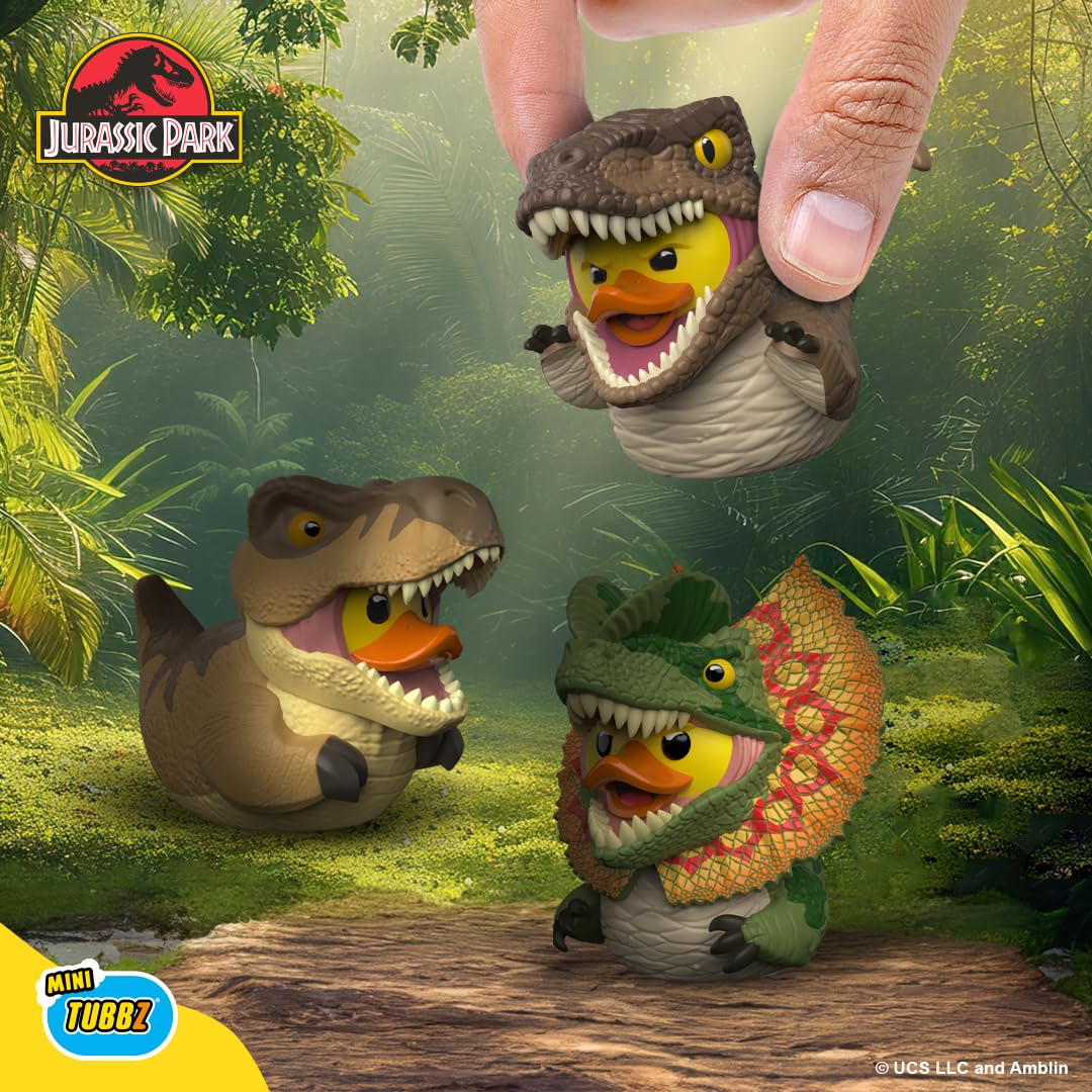 TUBBZ Jurassic World Velociraptor Mini Cosplaying Rubber Duck Collectible Figure | 5 cm 6