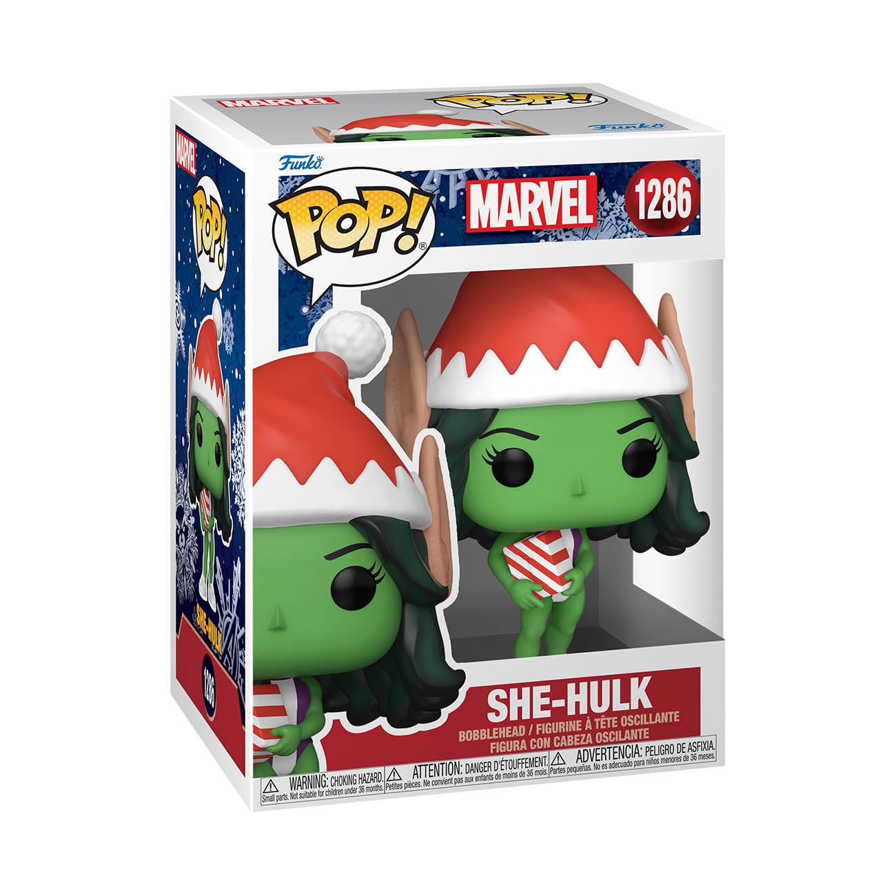 Funko Pop! Marvel: Holiday - She-Hulk Vinyl Figure