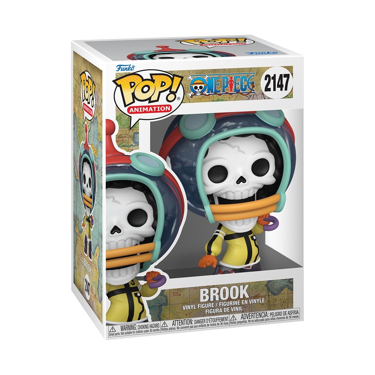 Funko Pop! Animation: One Piece Brook Vinyl Figure | 3.75 Inches | Model 86516 1