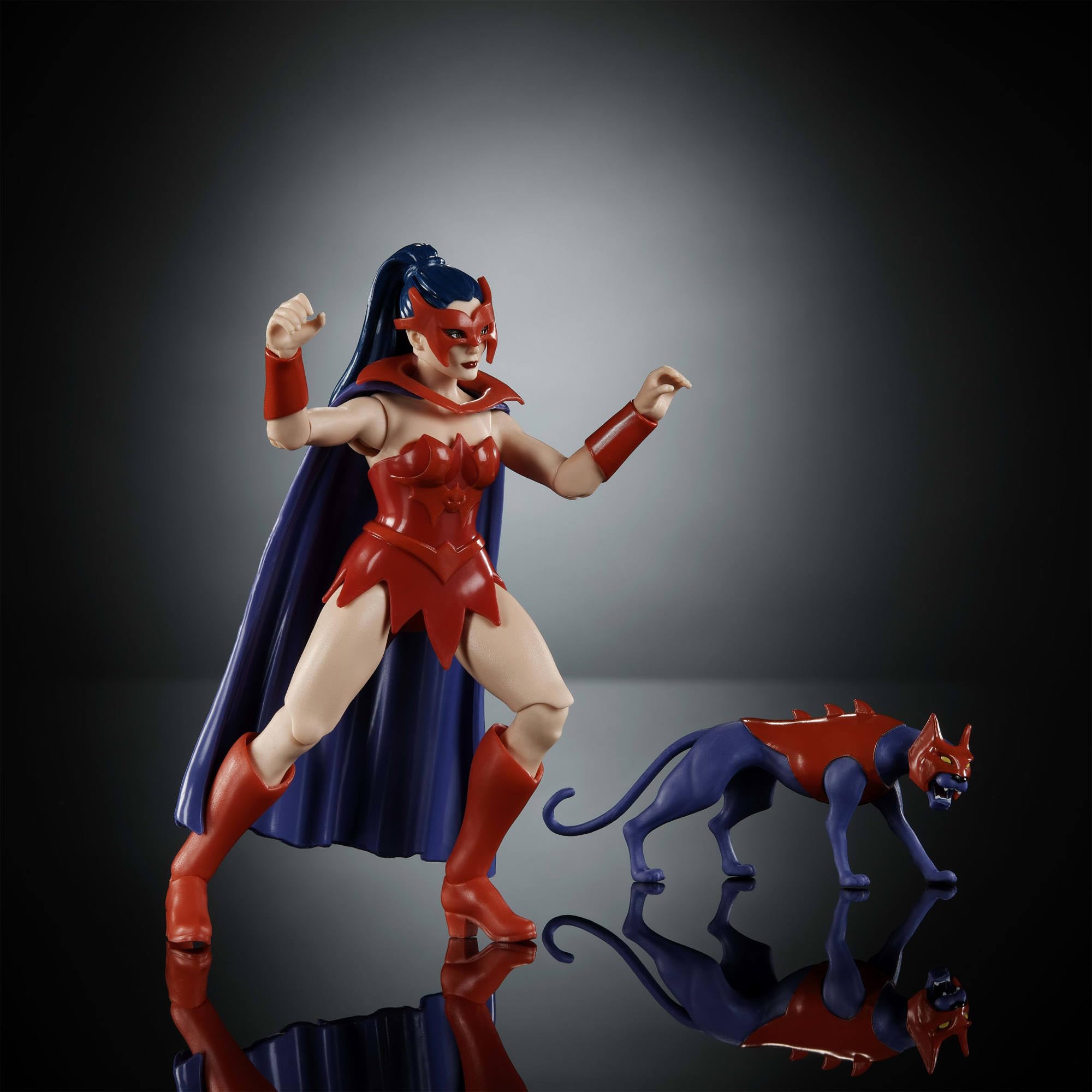 Masters of the Universe Origins Catra Action Figure - 5.5-Inch Scale, 16-Point Articulation 3