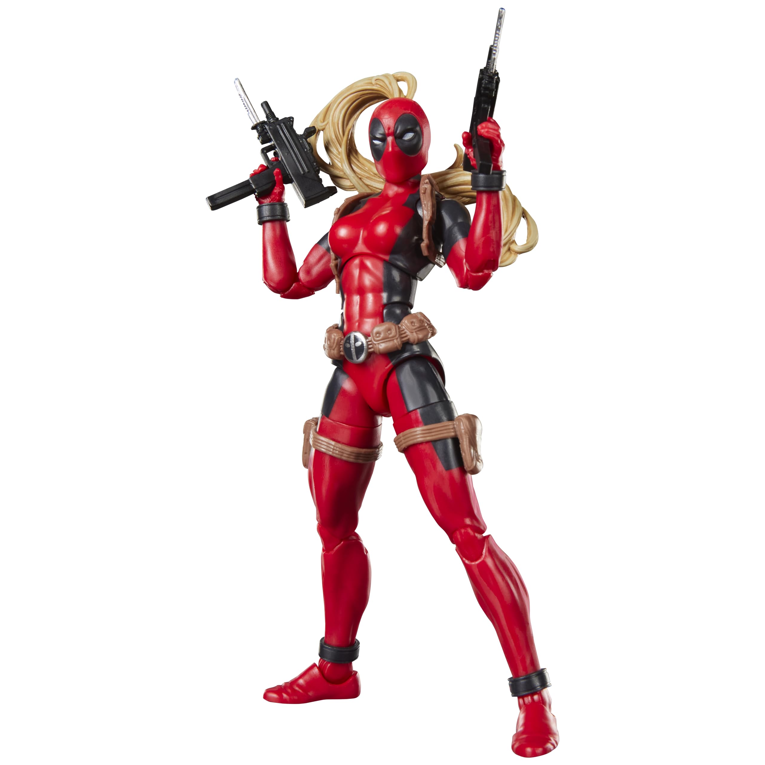 Marvel Lady Deadpool Action Figure - 15cm Scale, Multicolor, Includes 5 Accessories & Build-A-Figure Part 4