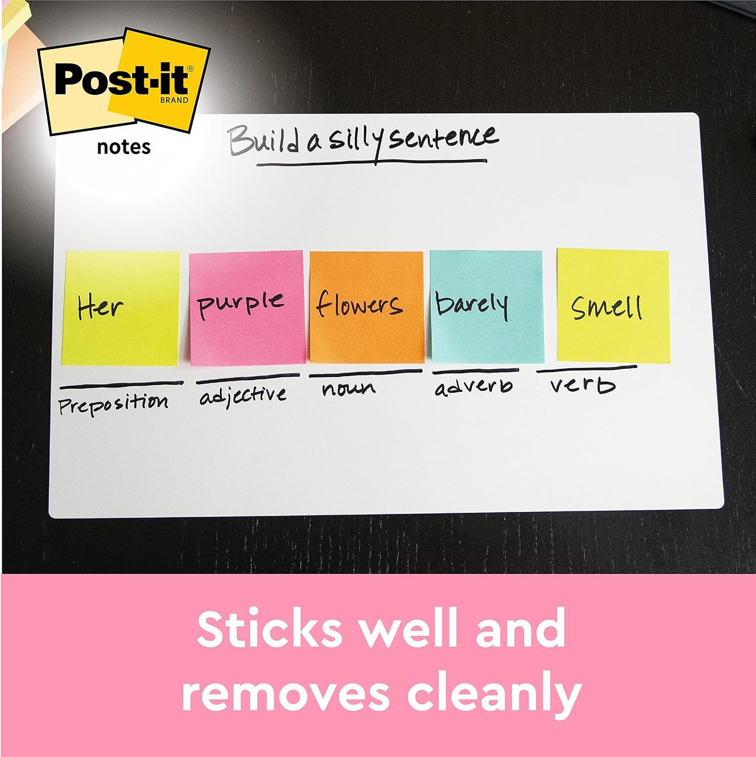 Post-it Notes - Assorted Colours, 24 Pads, 100 Sheets/Pad | 76 mm x 76 mm Square 4