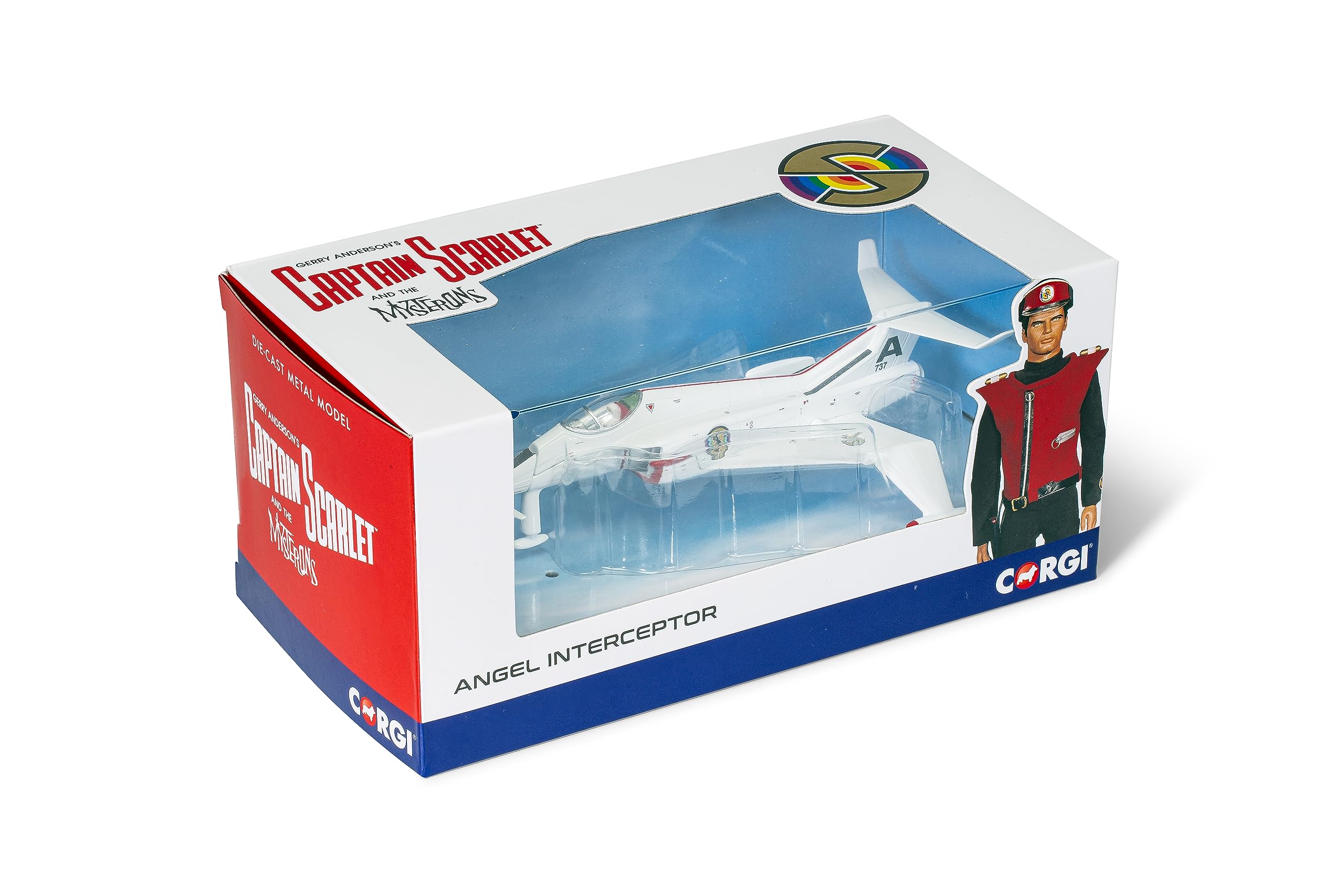 Corgi CC96309 Captain Scarlet Angel Interceptor Diecast Model | Classic Edition | Metal