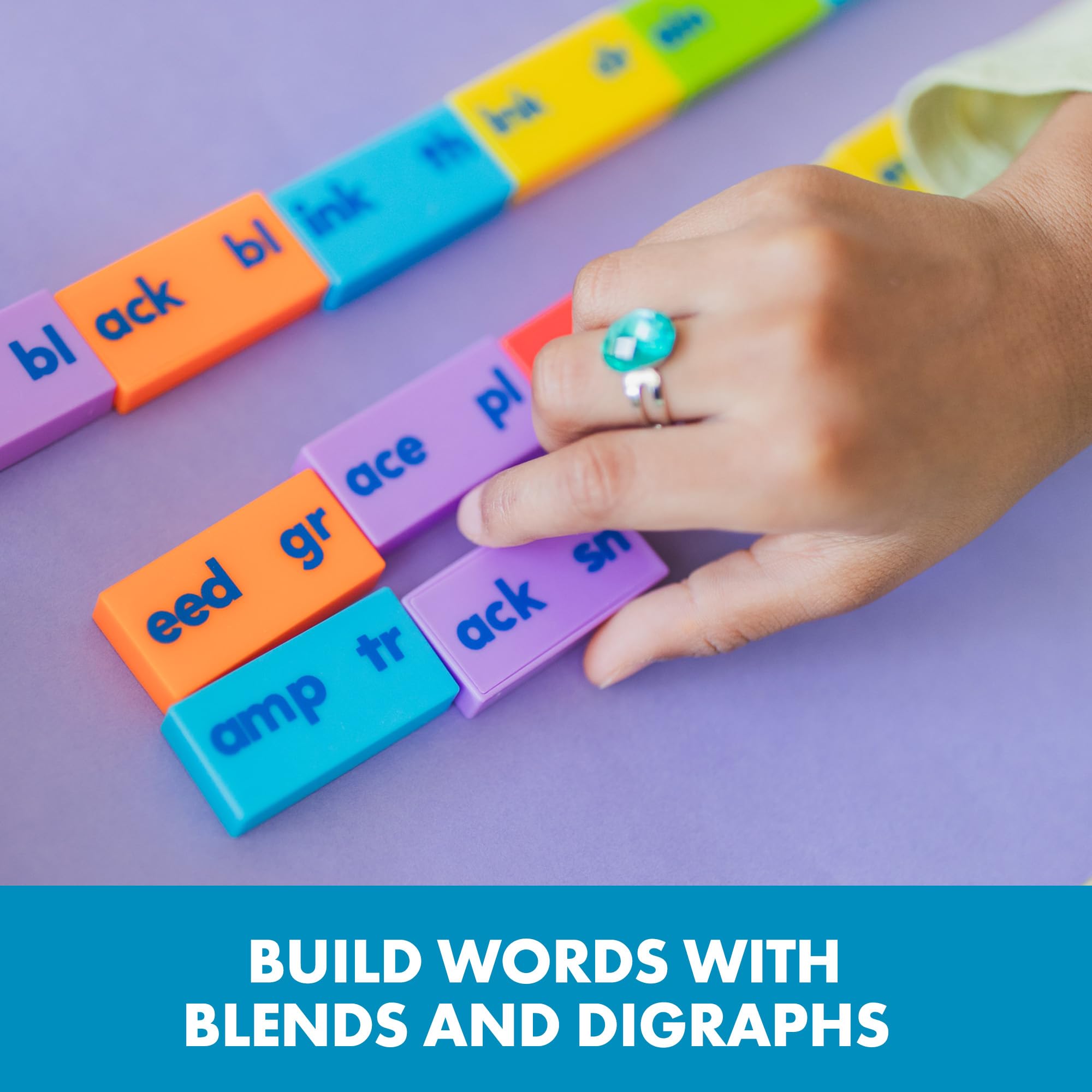 Learning Resources Phonics Dominoes - Blends & Digraphs Educational Game 6