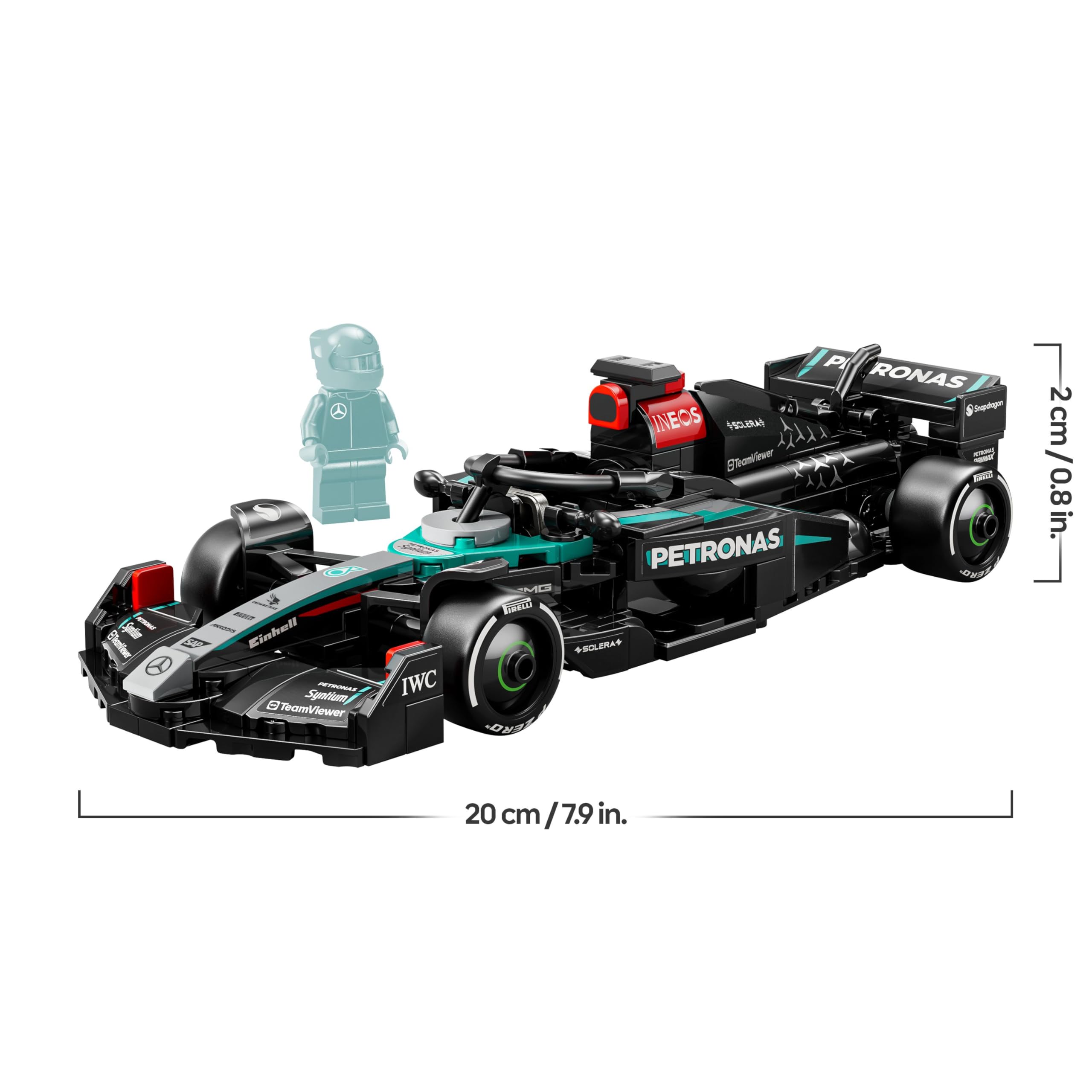 LEGO Speed Champions Mercedes-AMG F1 W15 Race Car Set 77244 | Ages 10+ | 284g 8