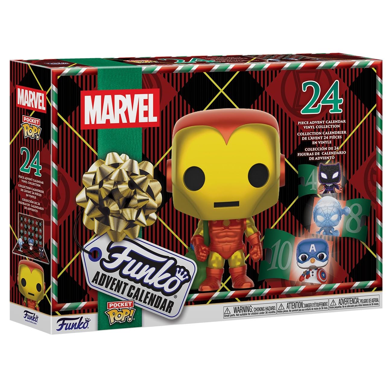 Funko Pocket POP! Countdown Calendar: Marvel - 24 Mini Figures | Ages 3+